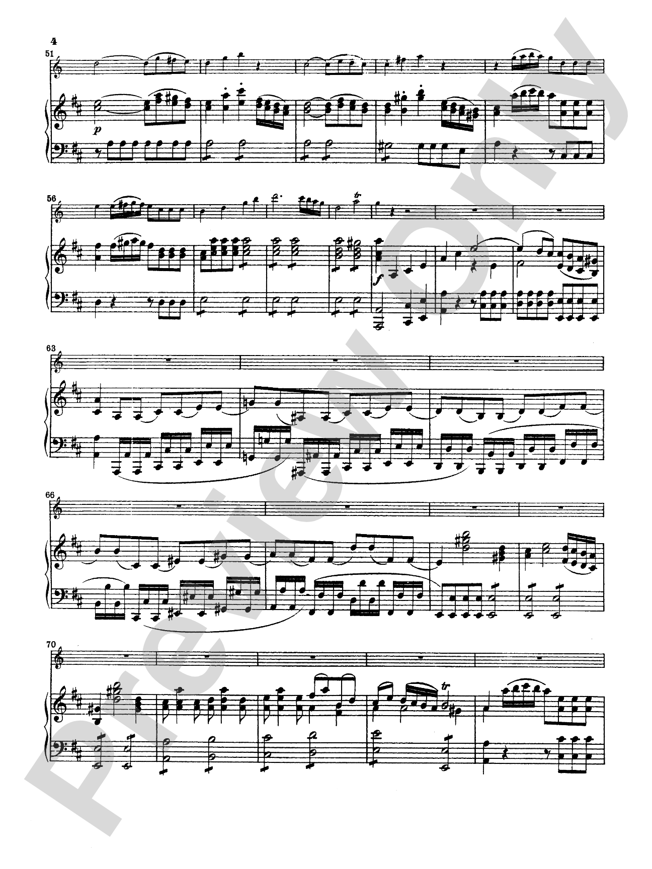 Haydn: Horn Concerto No. 1 in D Major: French Horn Part(s)