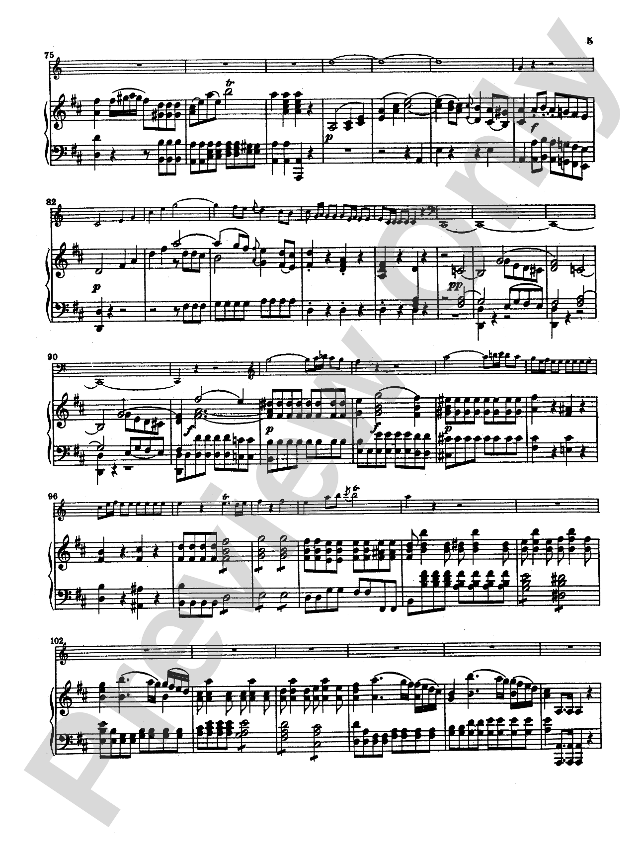 Haydn: Horn Concerto No. 1 in D Major: French Horn Part(s)