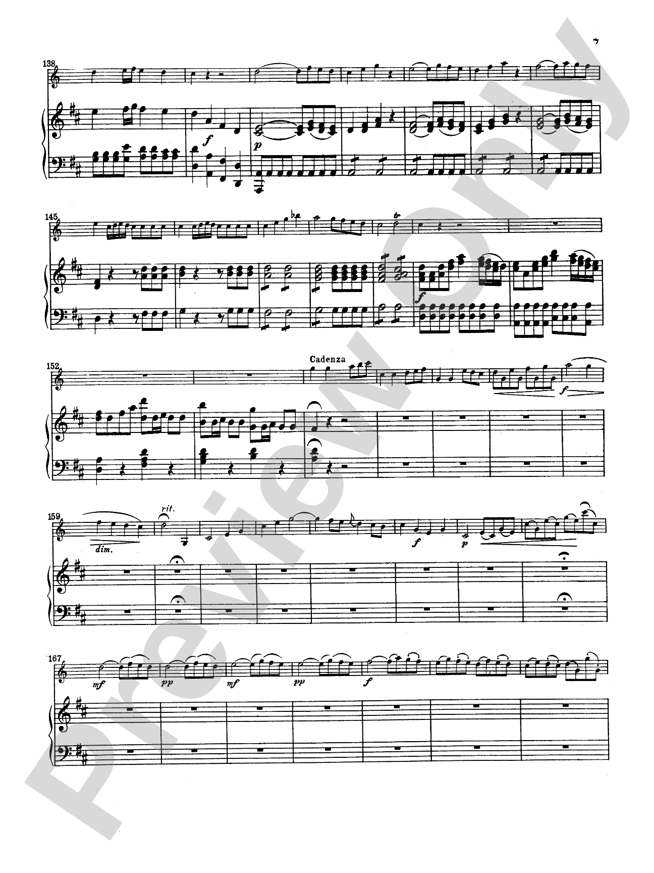 Haydn: Horn Concerto No. 1 in D Major: French Horn Part(s)