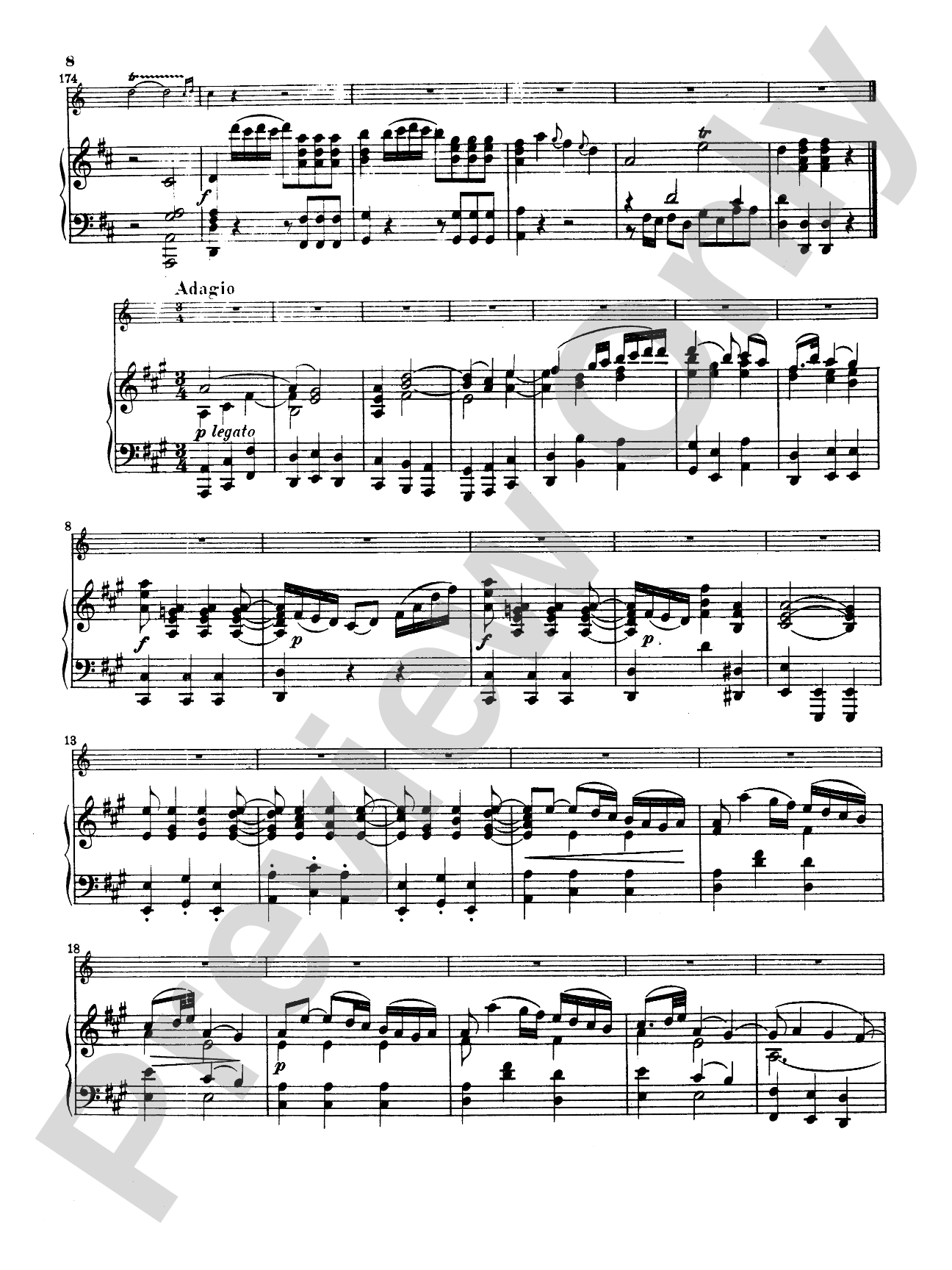 Haydn: Horn Concerto No. 1 in D Major: French Horn Part(s)