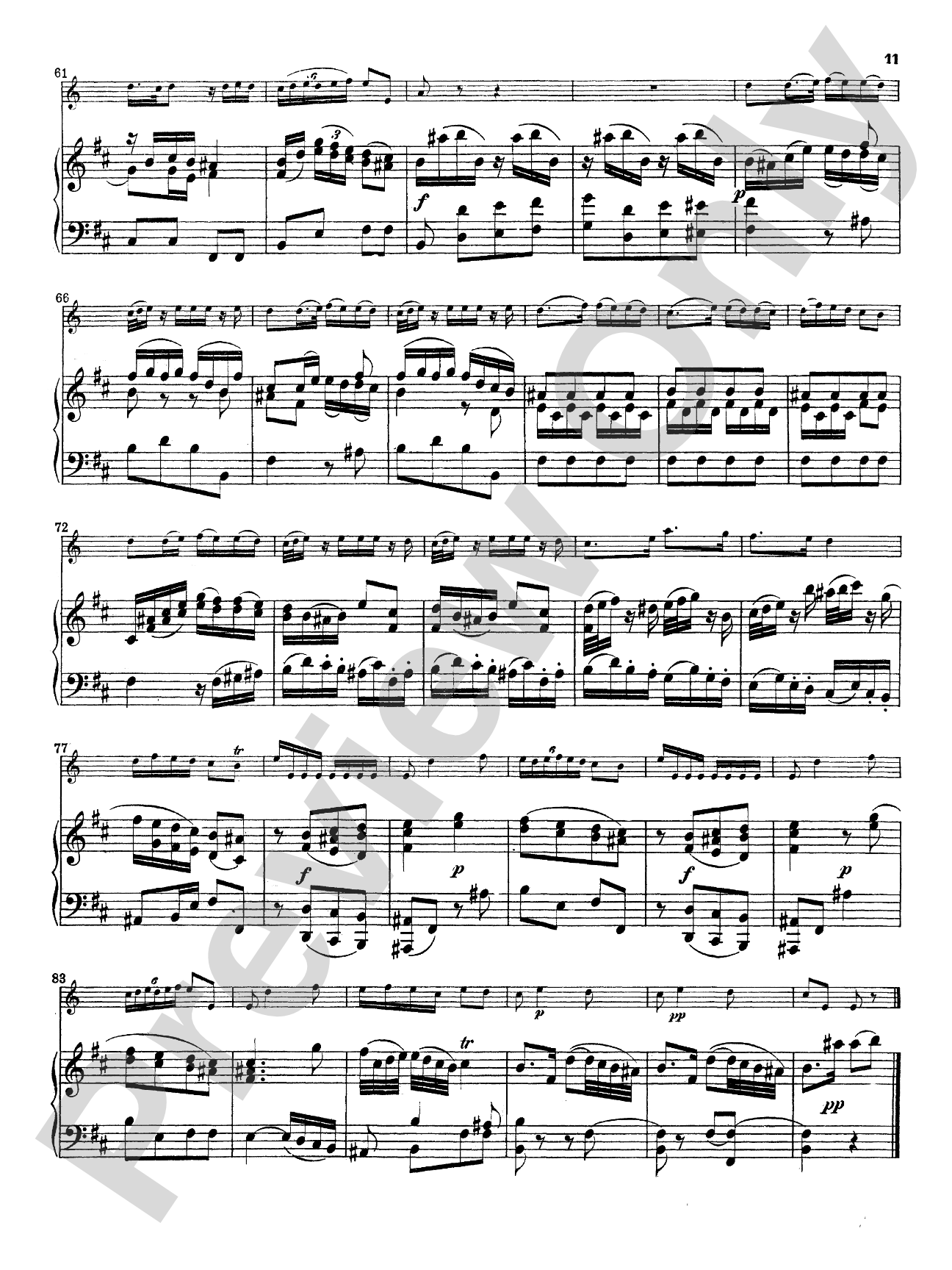 Haydn: Concerto No. 2 in D Major: French Horn Part(s)