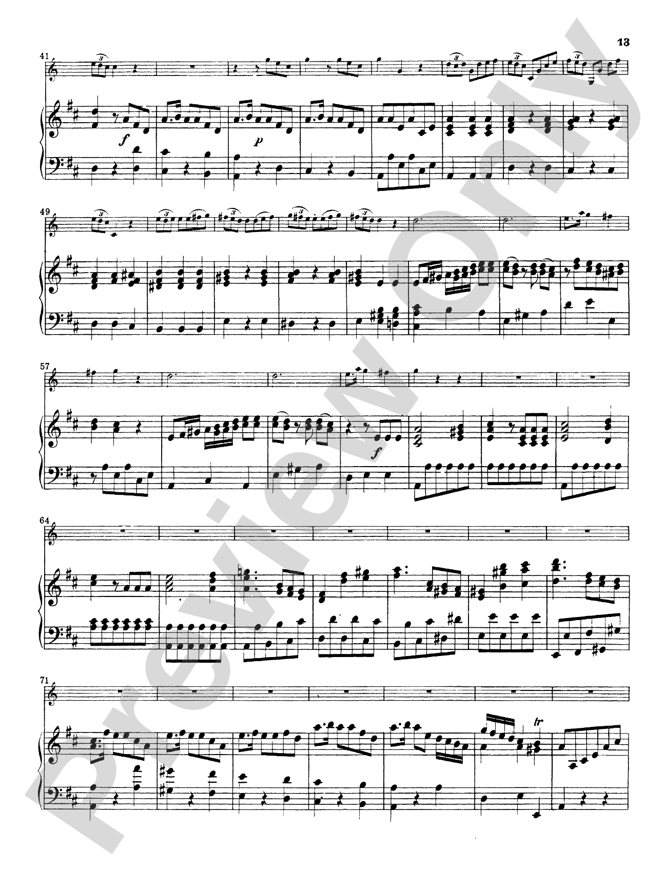 Haydn: Concerto No. 2 in D Major: French Horn Part(s)