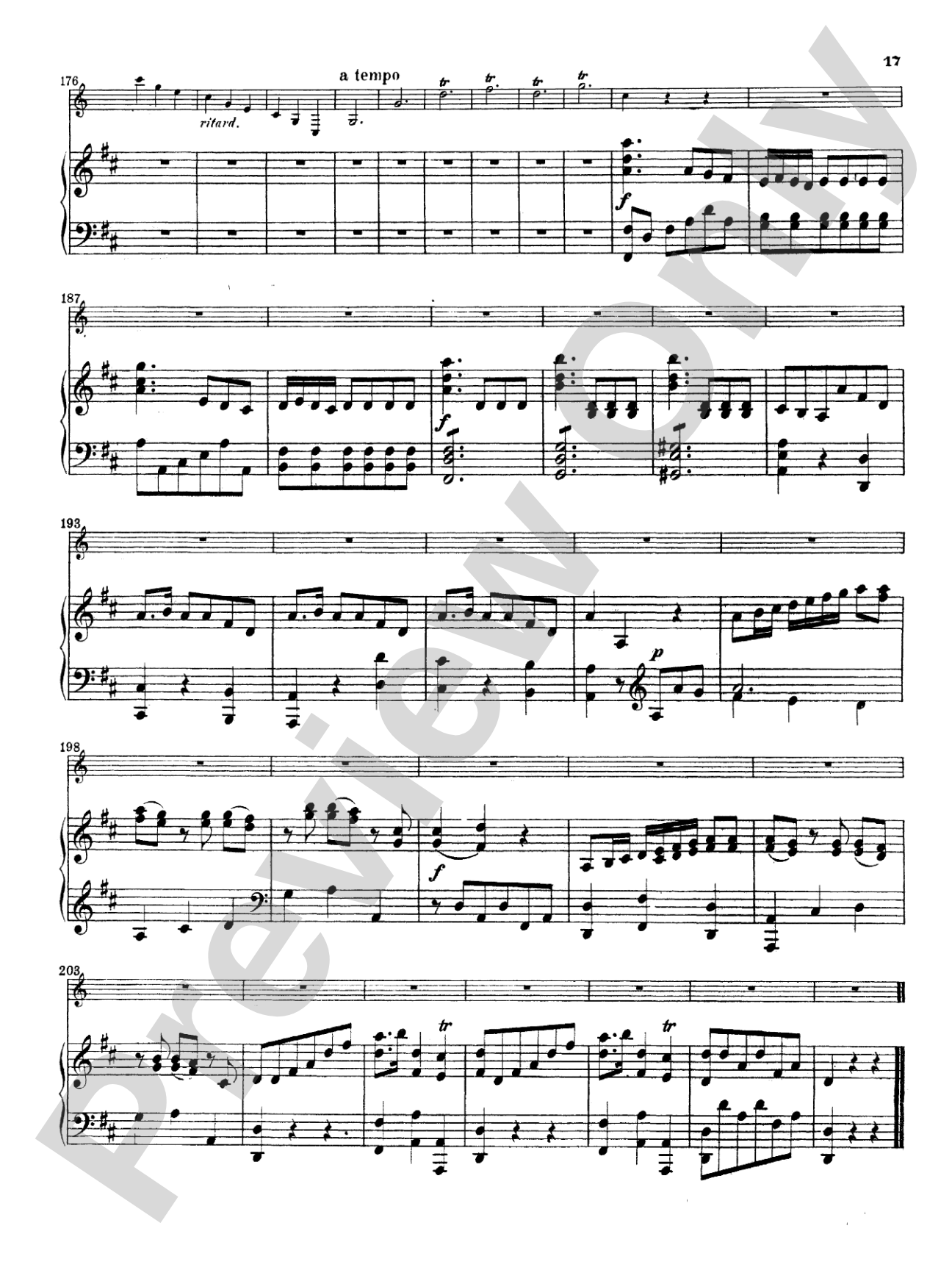 Haydn: Concerto No. 2 in D Major: French Horn Part(s)