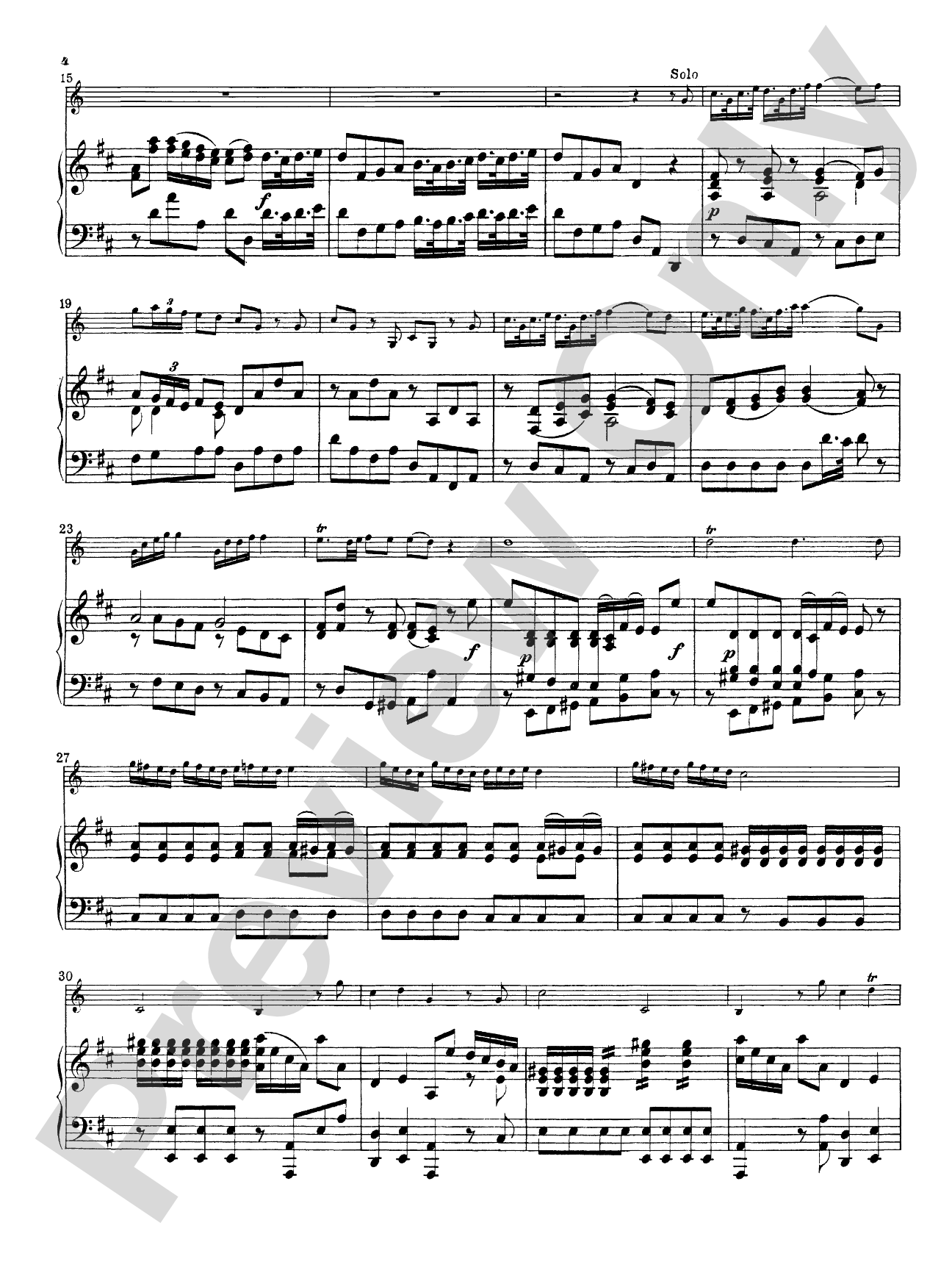 Haydn: Concerto No. 2 in D Major: French Horn Part(s)