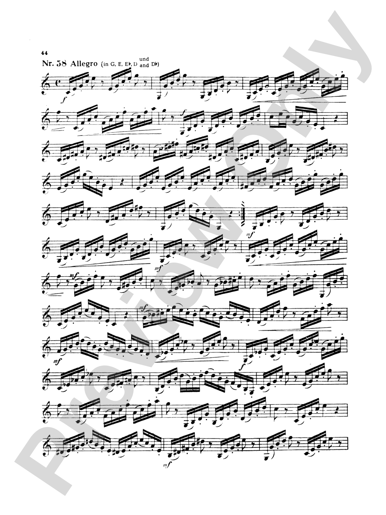 Kopprasch: Sixty Selected Studies: French Horn Book