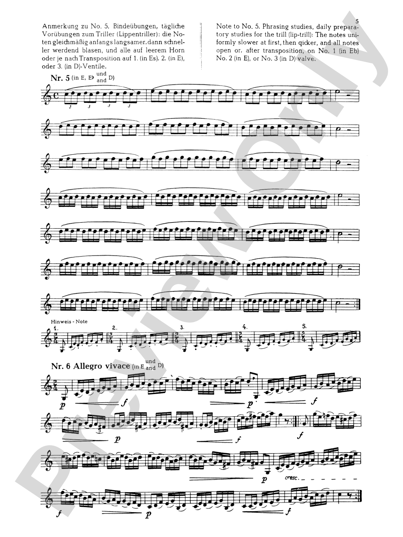 Kopprasch: Sixty Selected Studies: French Horn Book