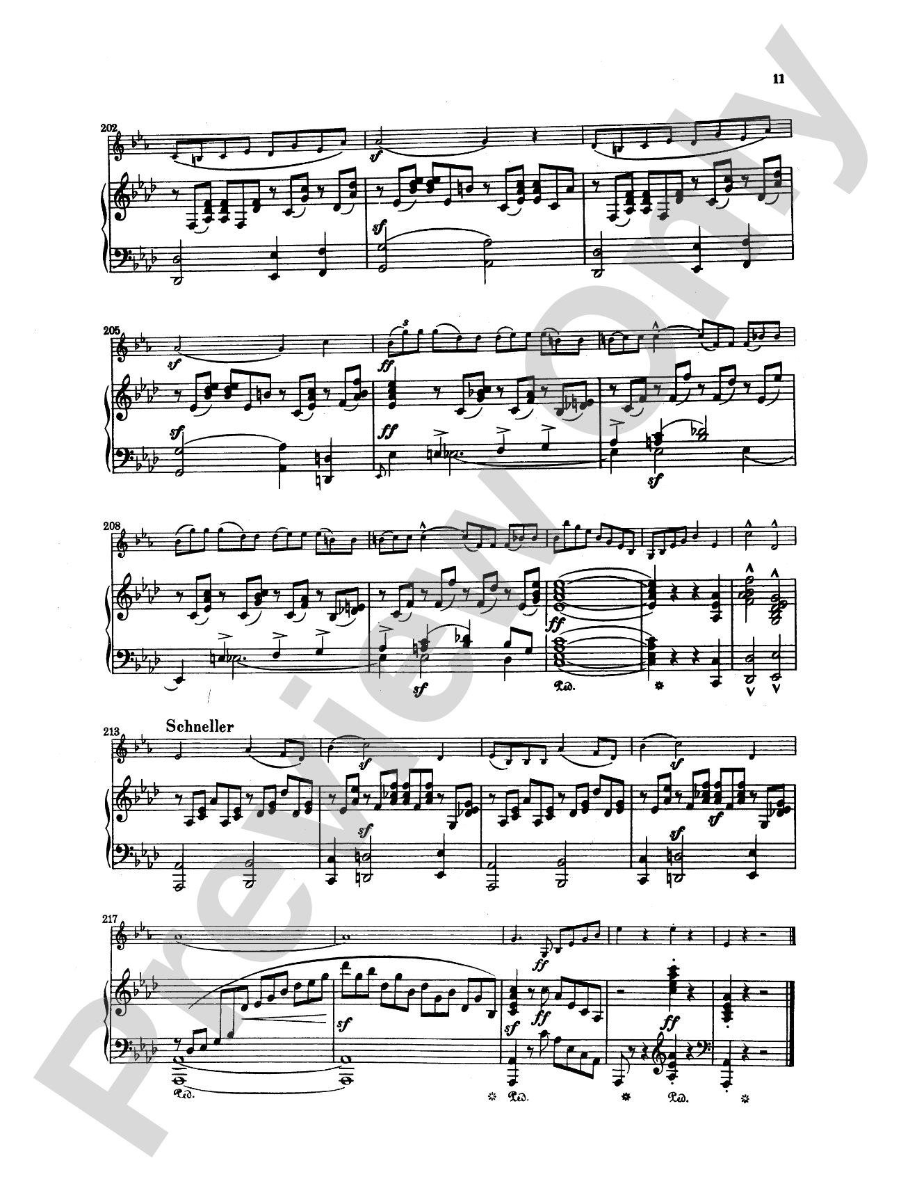 Schumann: Adagio and Allegro, Op. 70: French Horn Part(s)