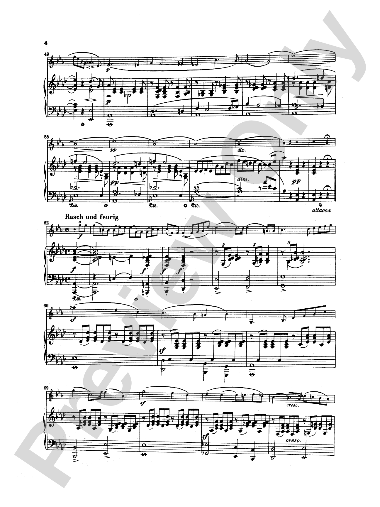 Schumann: Adagio and Allegro, Op. 70: French Horn Part(s)