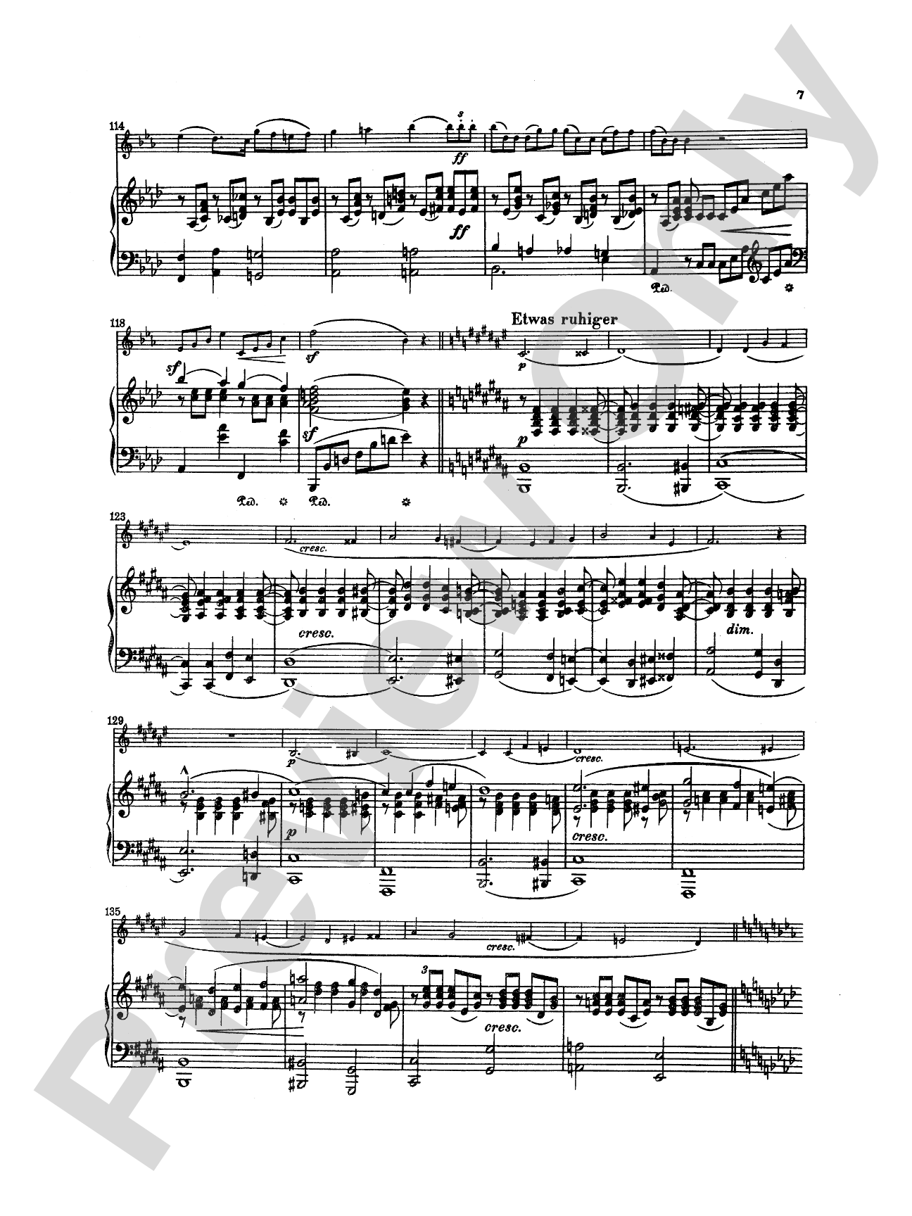 Schumann: Adagio and Allegro, Op. 70: French Horn Part(s)