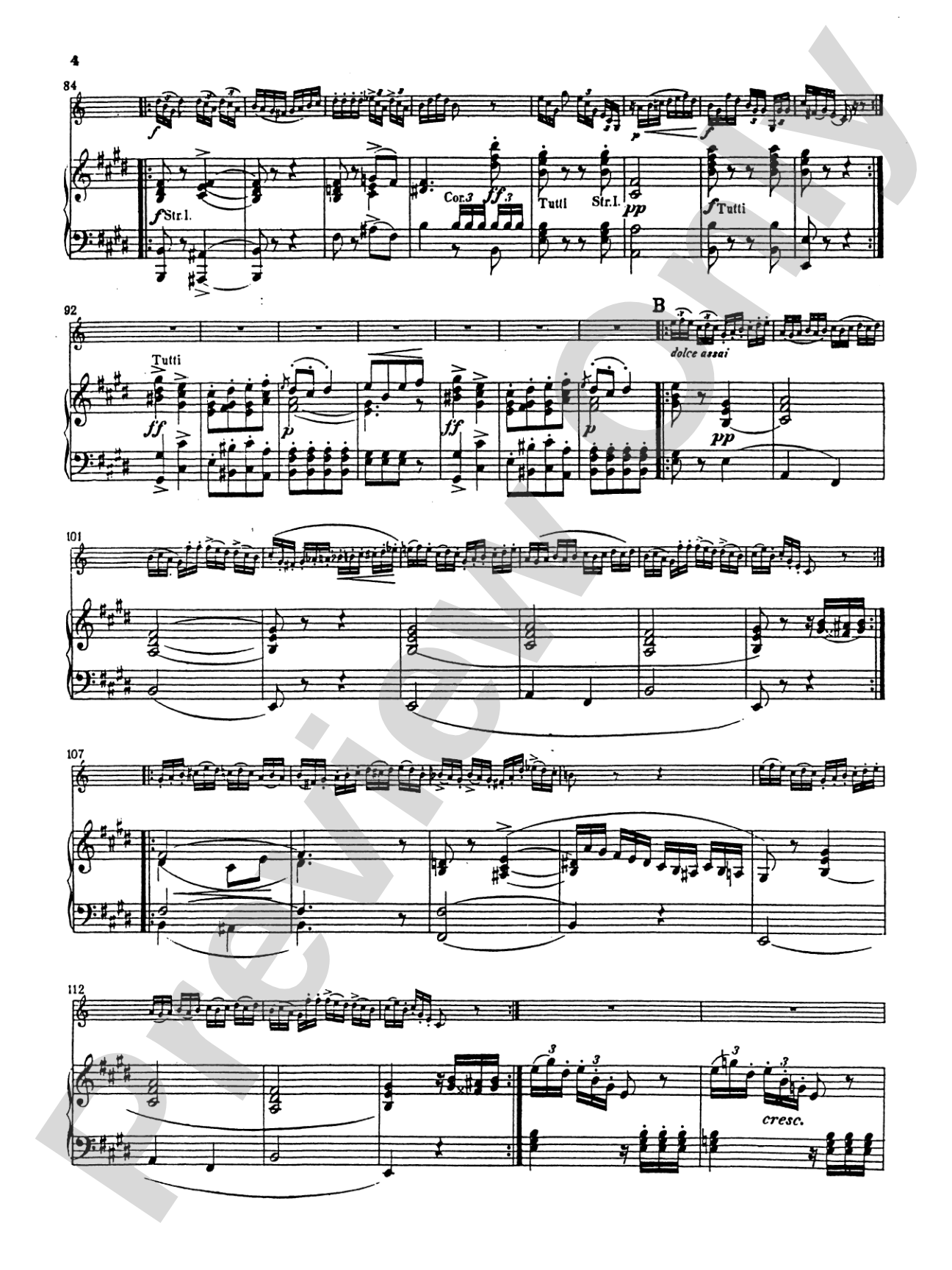 Weber: Concertino in E Minor, Op. 45: French Horn Part(s)