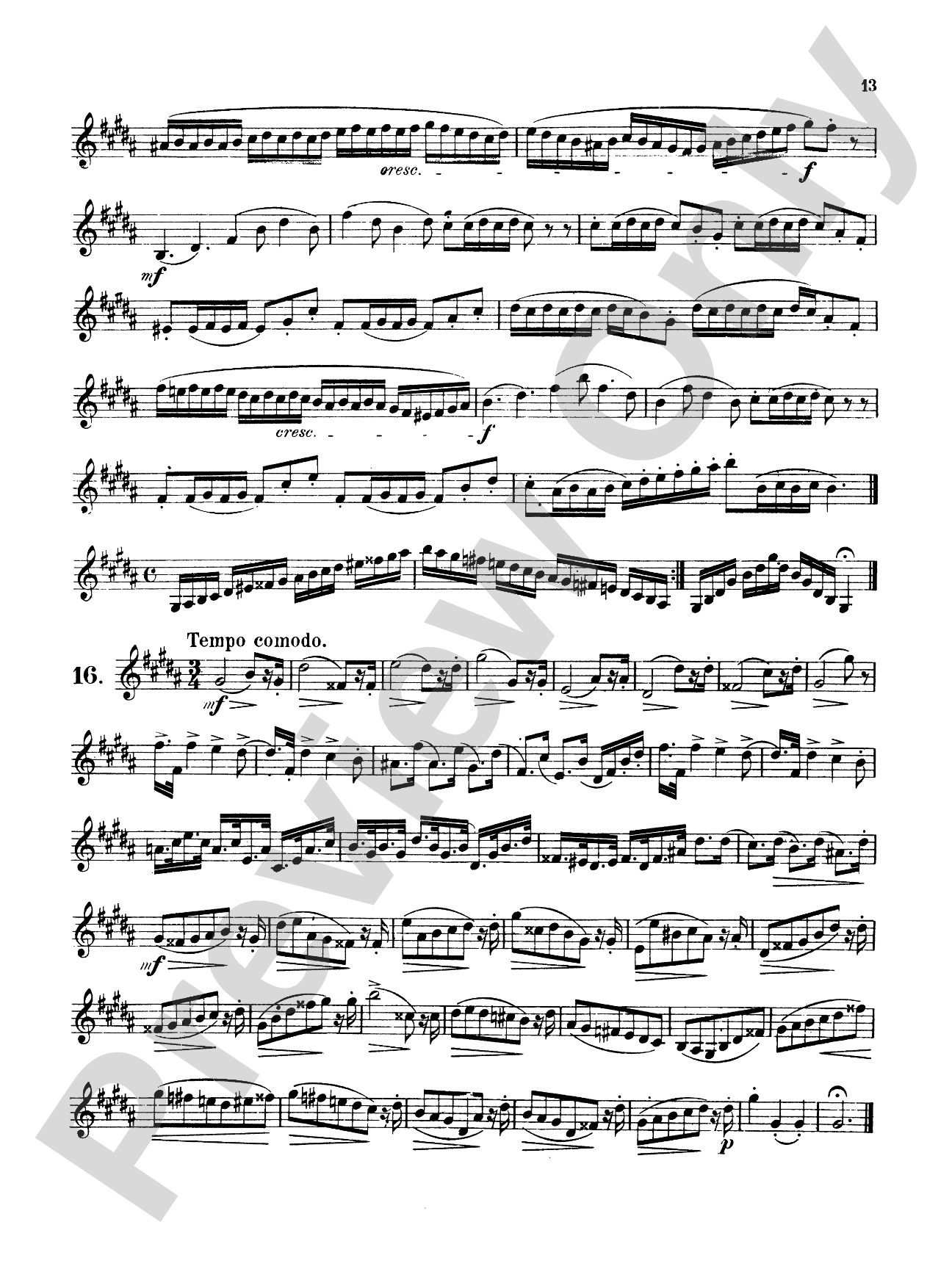 Boehme: Twenty-four Melodic Exercises (in all Major and Minor Keys), Op. 20: Trumpet Book