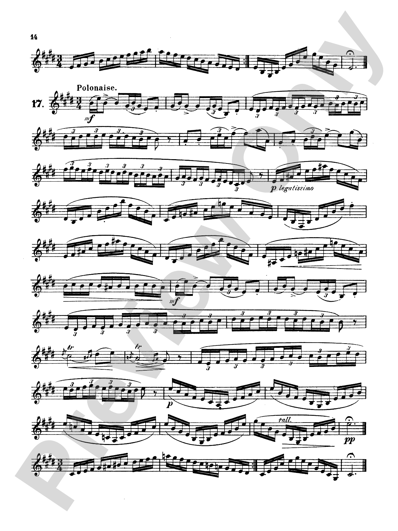Boehme: Twenty-four Melodic Exercises (in all Major and Minor Keys), Op. 20: Trumpet Book