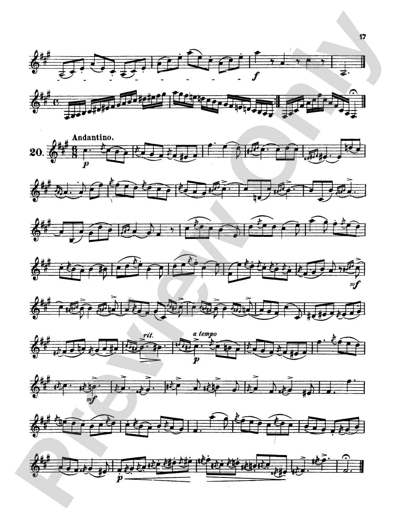 Boehme: Twenty-four Melodic Exercises (in all Major and Minor Keys), Op. 20: Trumpet Book