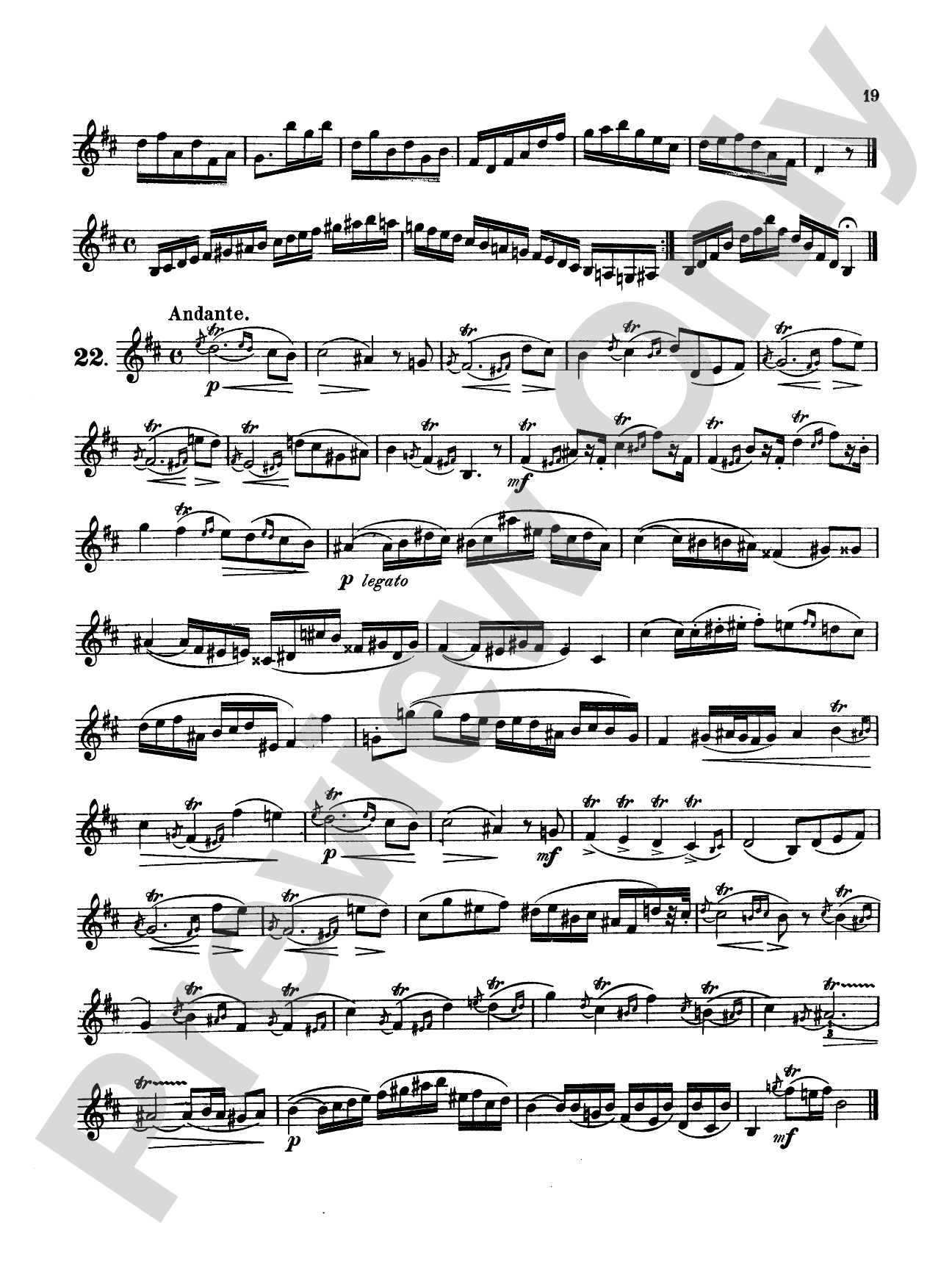 Boehme: Twenty-four Melodic Exercises (in all Major and Minor Keys), Op. 20: Trumpet Book