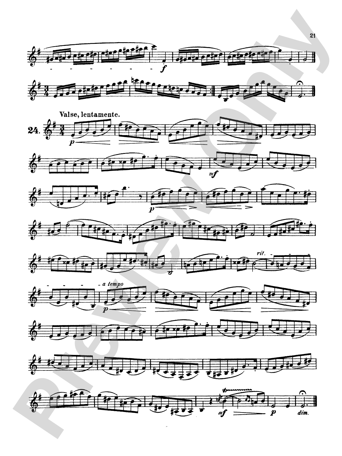 Boehme: Twenty-four Melodic Exercises (in all Major and Minor Keys), Op. 20: Trumpet Book