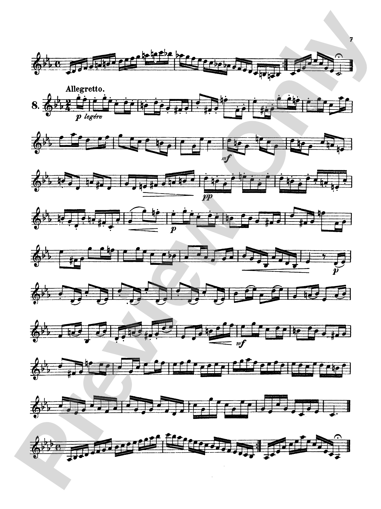Boehme: Twenty-four Melodic Exercises (in all Major and Minor Keys), Op. 20: Trumpet Book