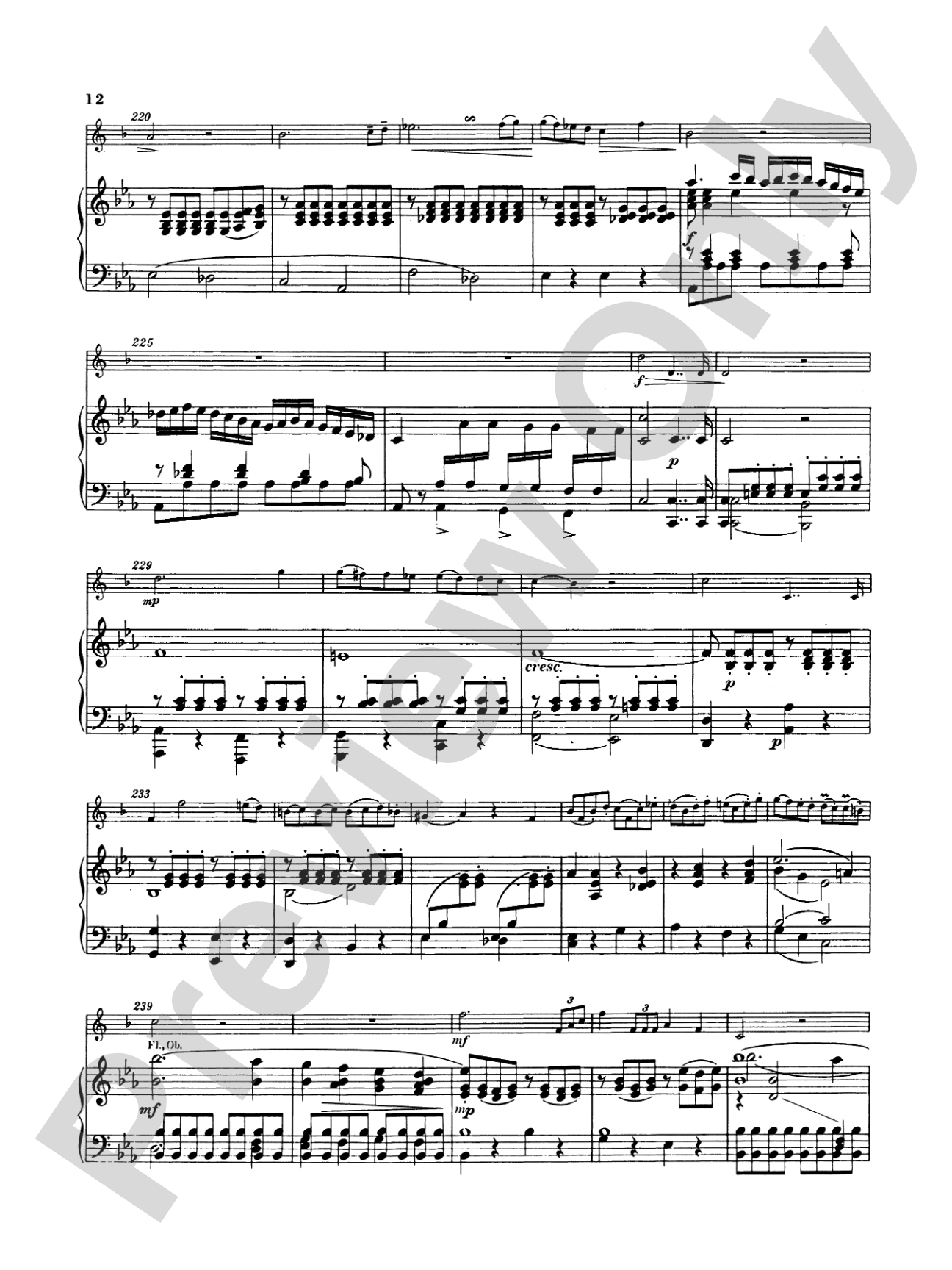 Hummel: Concerto in E flat Major: Trumpet Part(s)