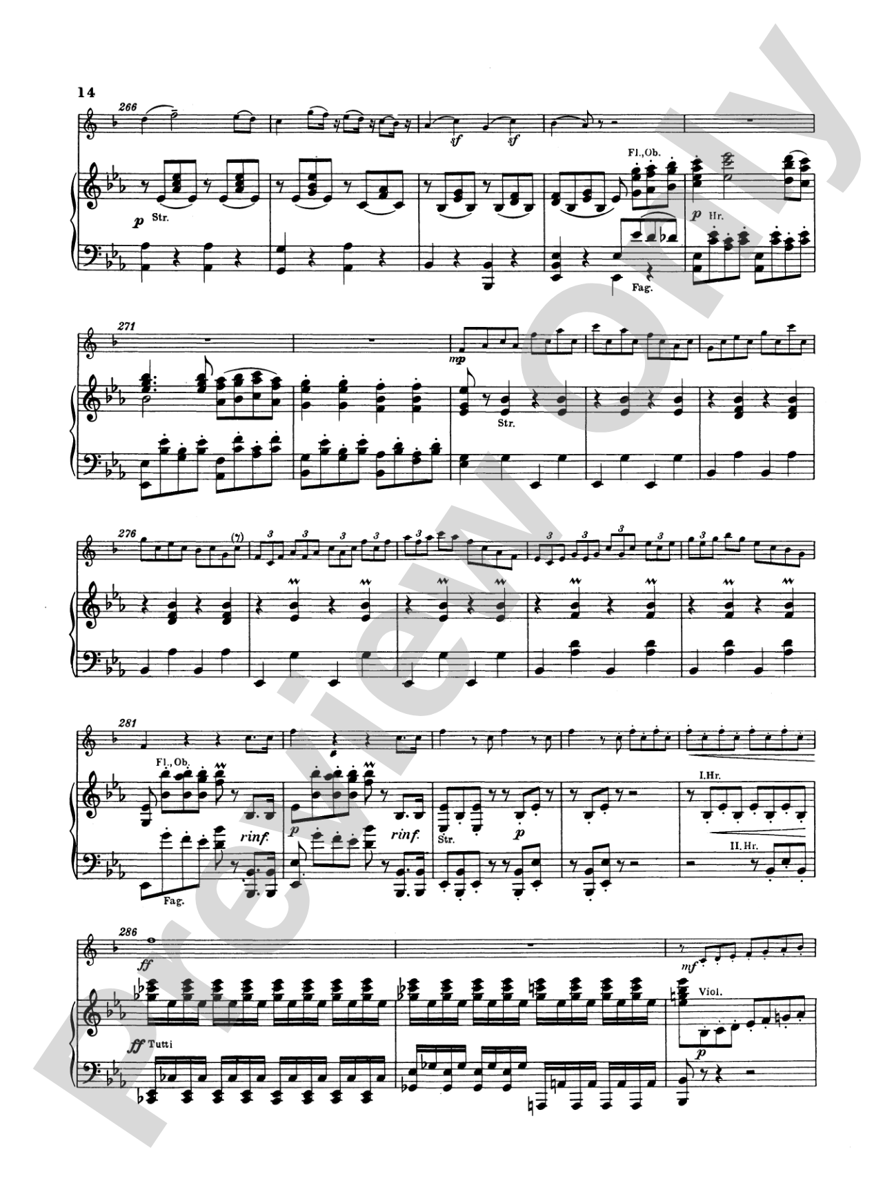 Hummel: Concerto in E flat Major: Trumpet Part(s)