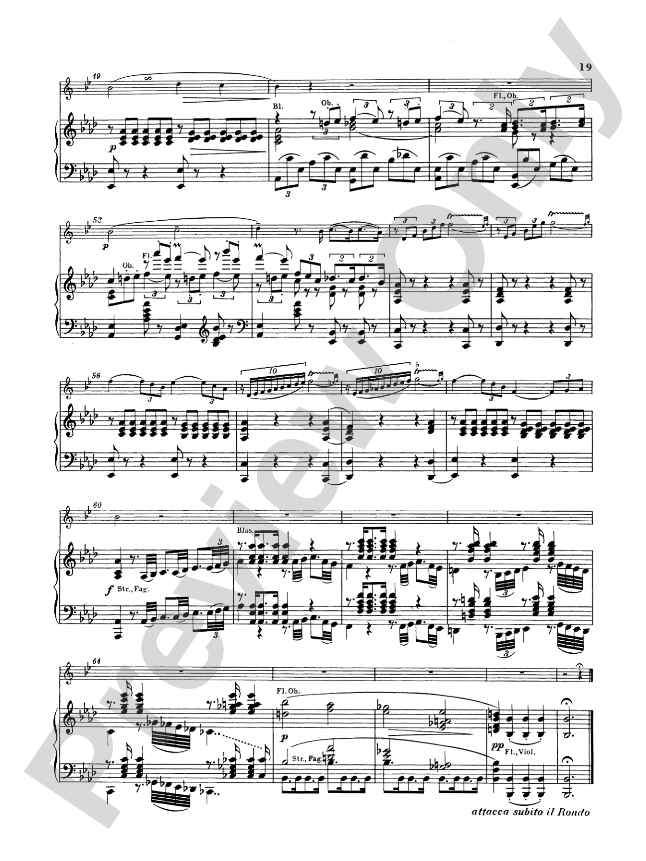 Hummel: Concerto in E flat Major: Trumpet Part(s)