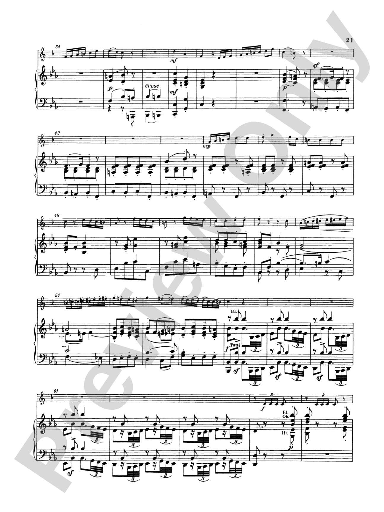 Hummel: Concerto in E flat Major: Trumpet Part(s)