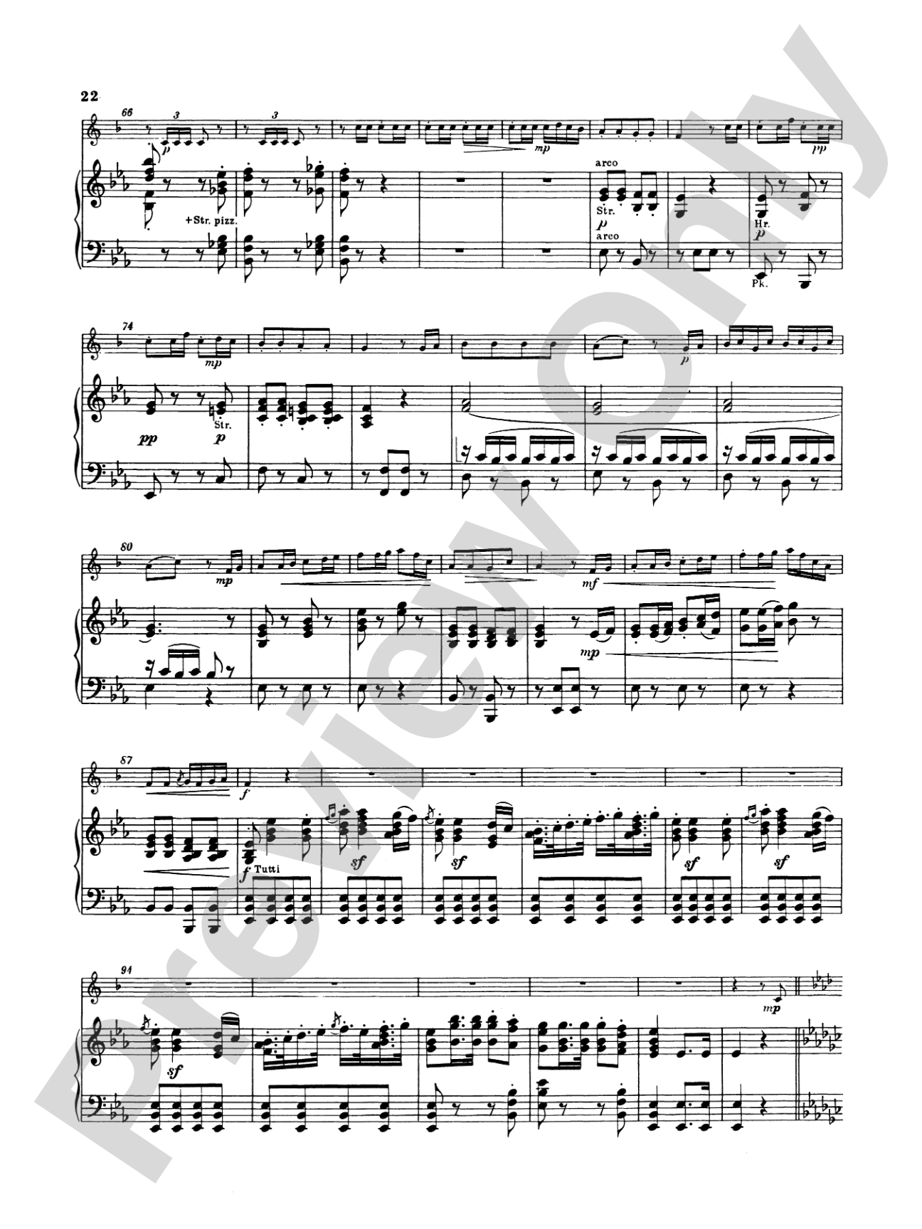 Hummel: Concerto in E flat Major: Trumpet Part(s)