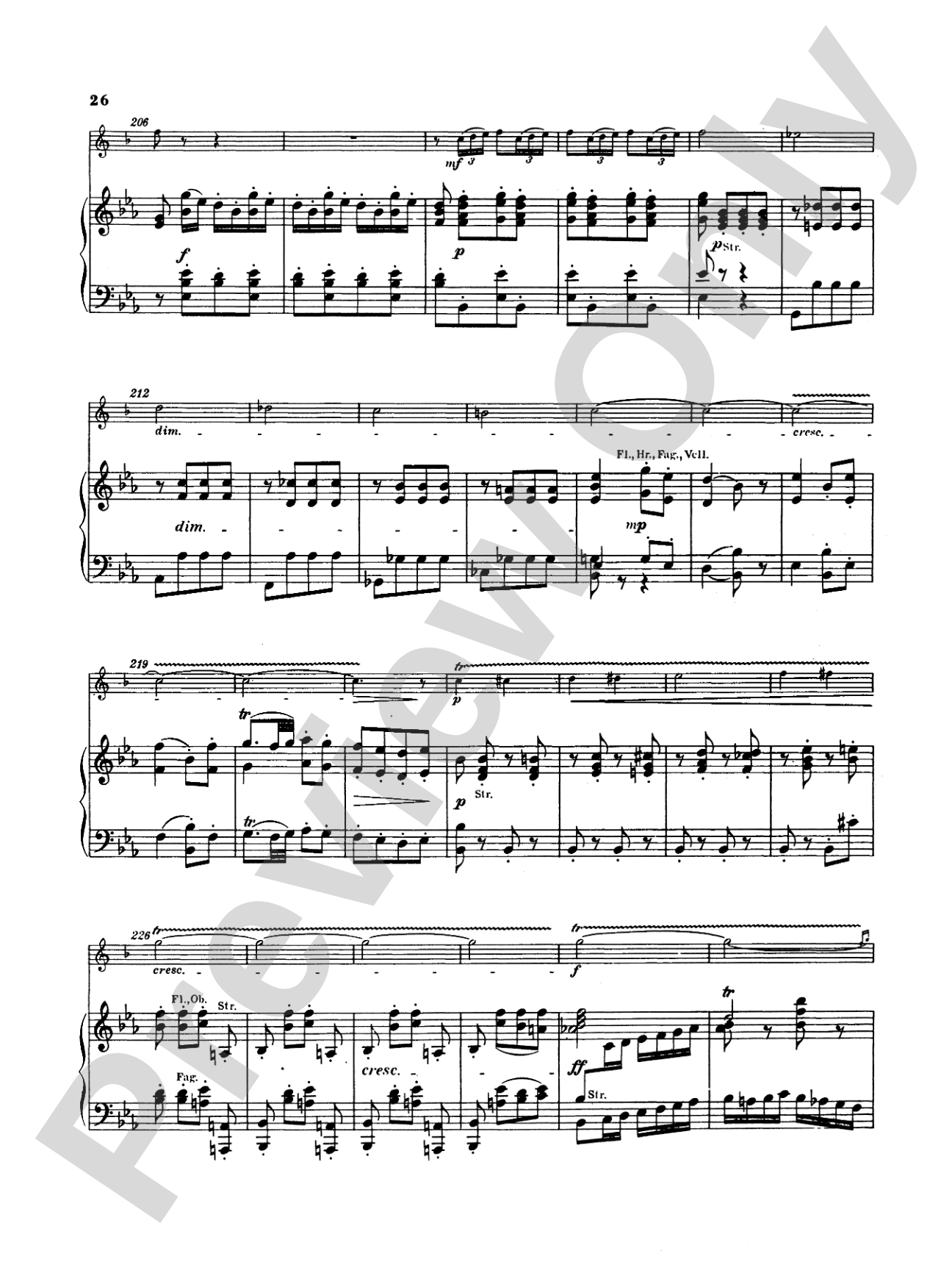 Hummel: Concerto in E flat Major: Trumpet Part(s)