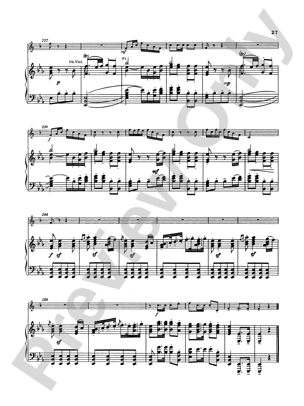 Hummel: Concerto in E flat Major: Trumpet Part(s)