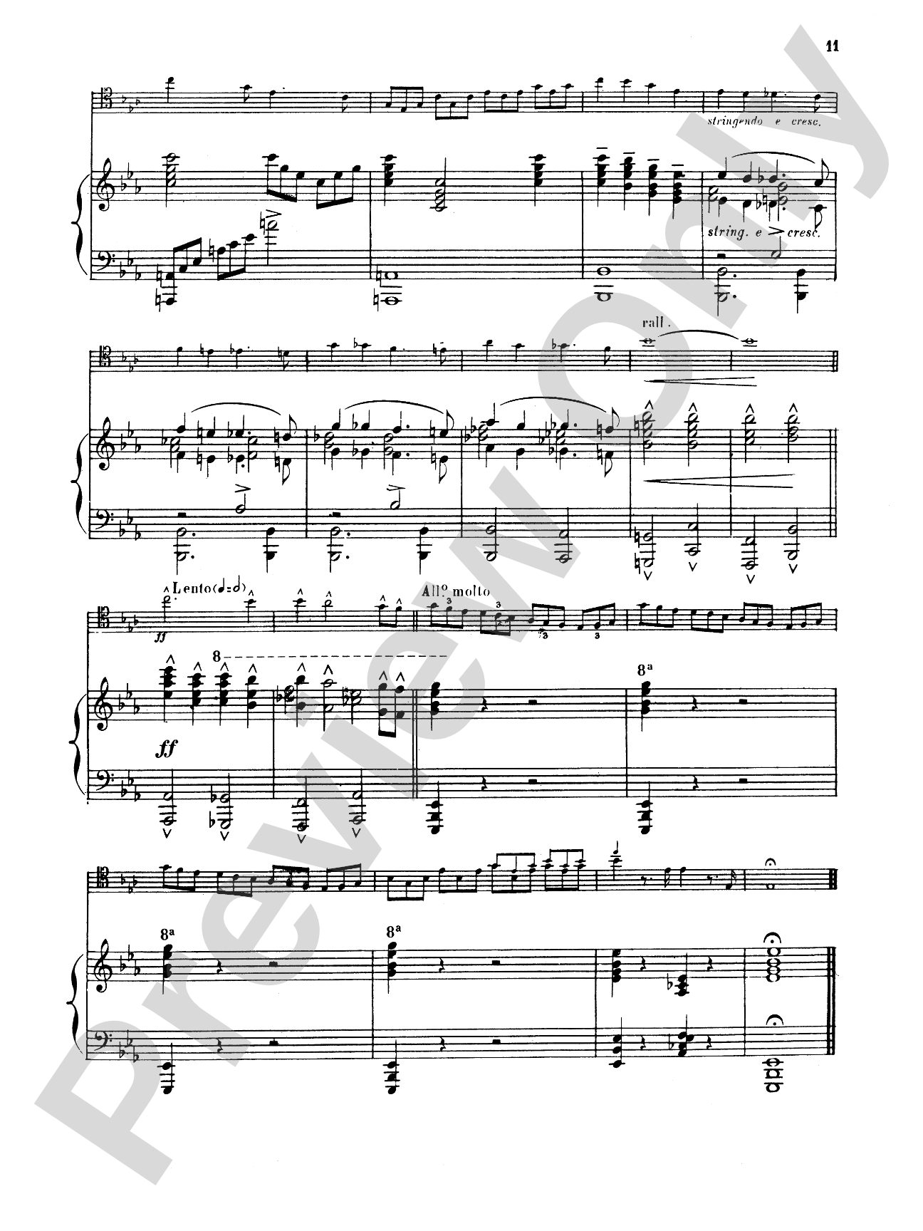 Ropartz: Piece in B flat Minor: Trombone Part(s)