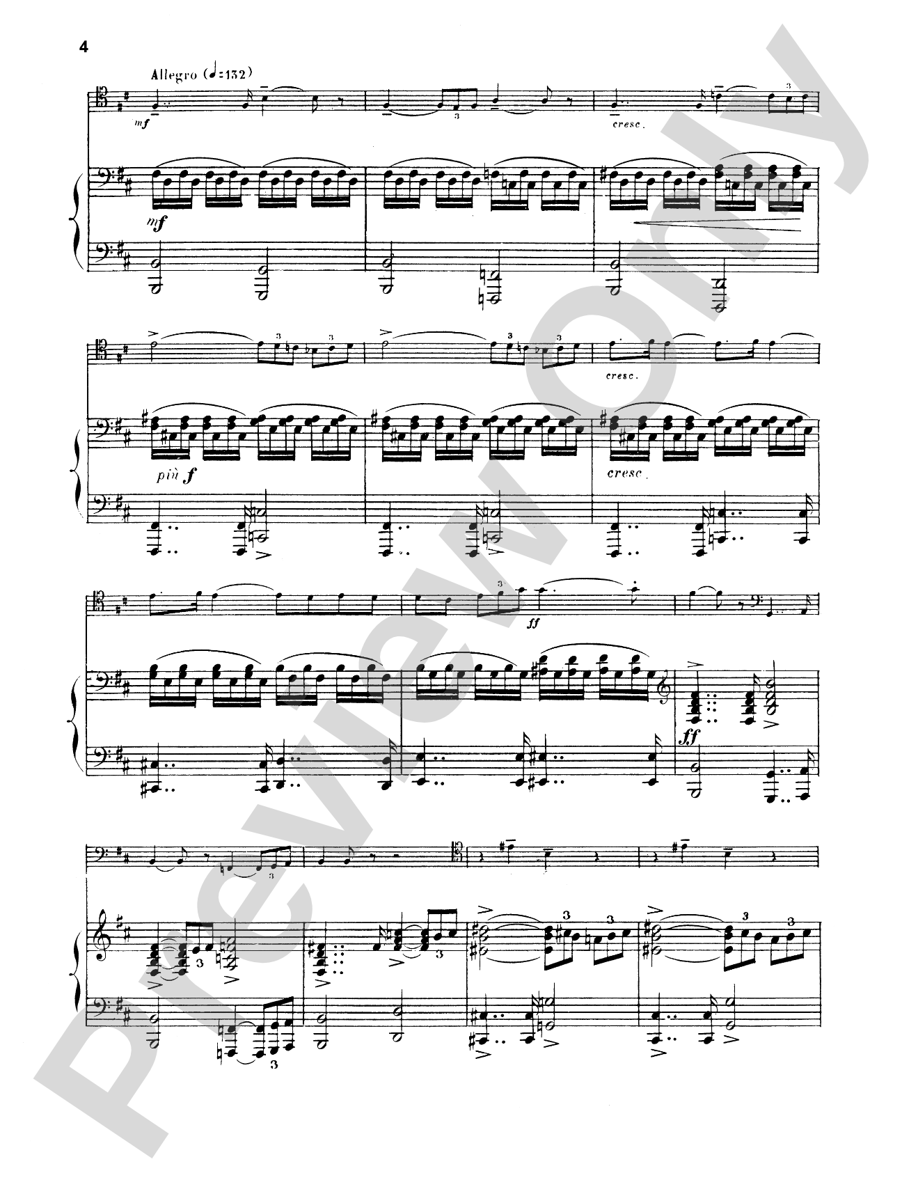 Ropartz: Piece in B flat Minor: Trombone Part(s)