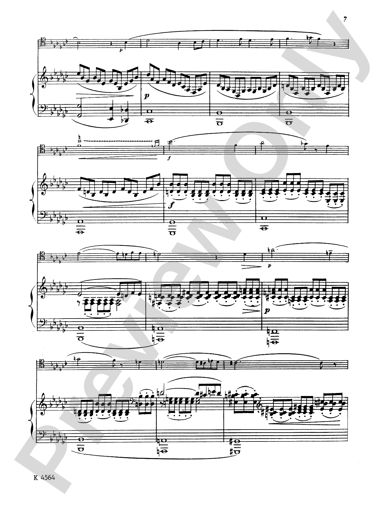 Ropartz: Piece in B flat Minor: Trombone Part(s)