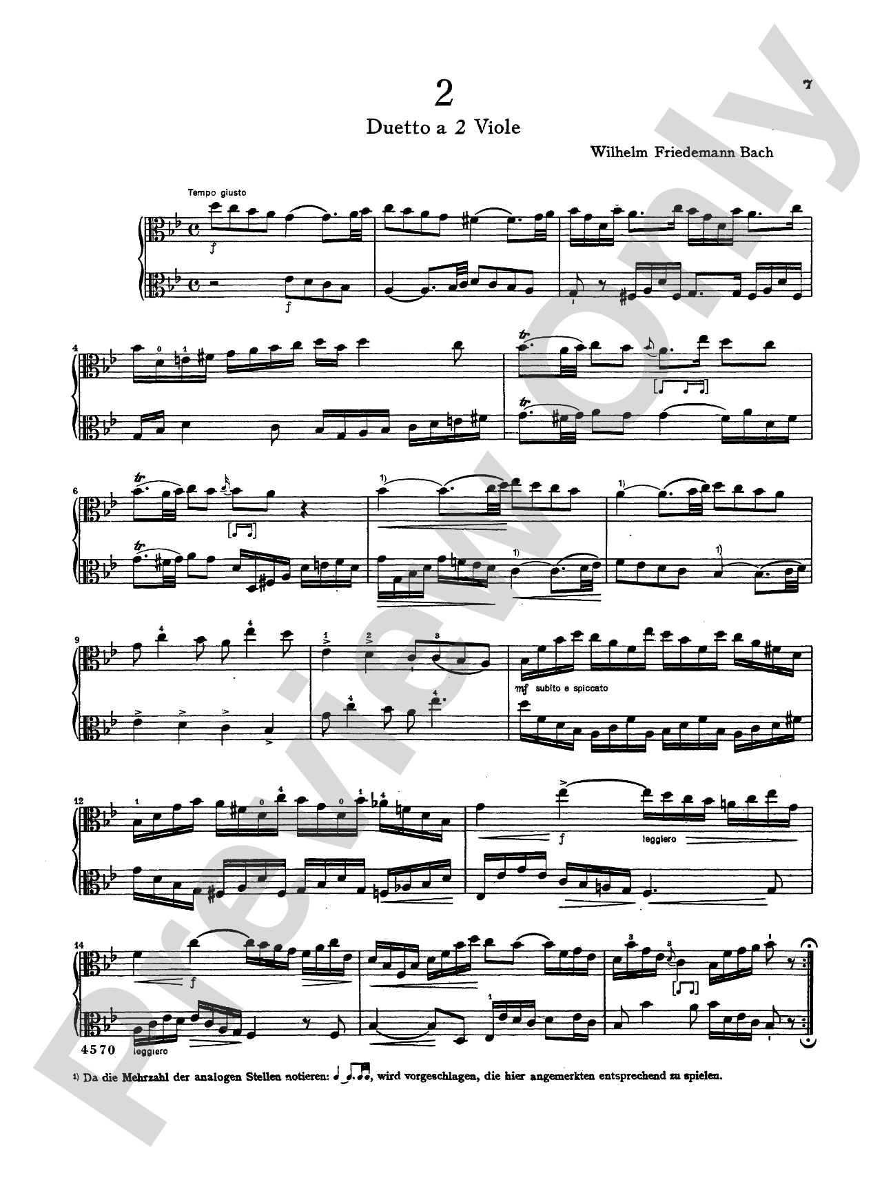 Bach: Three Duets for Two Violas
