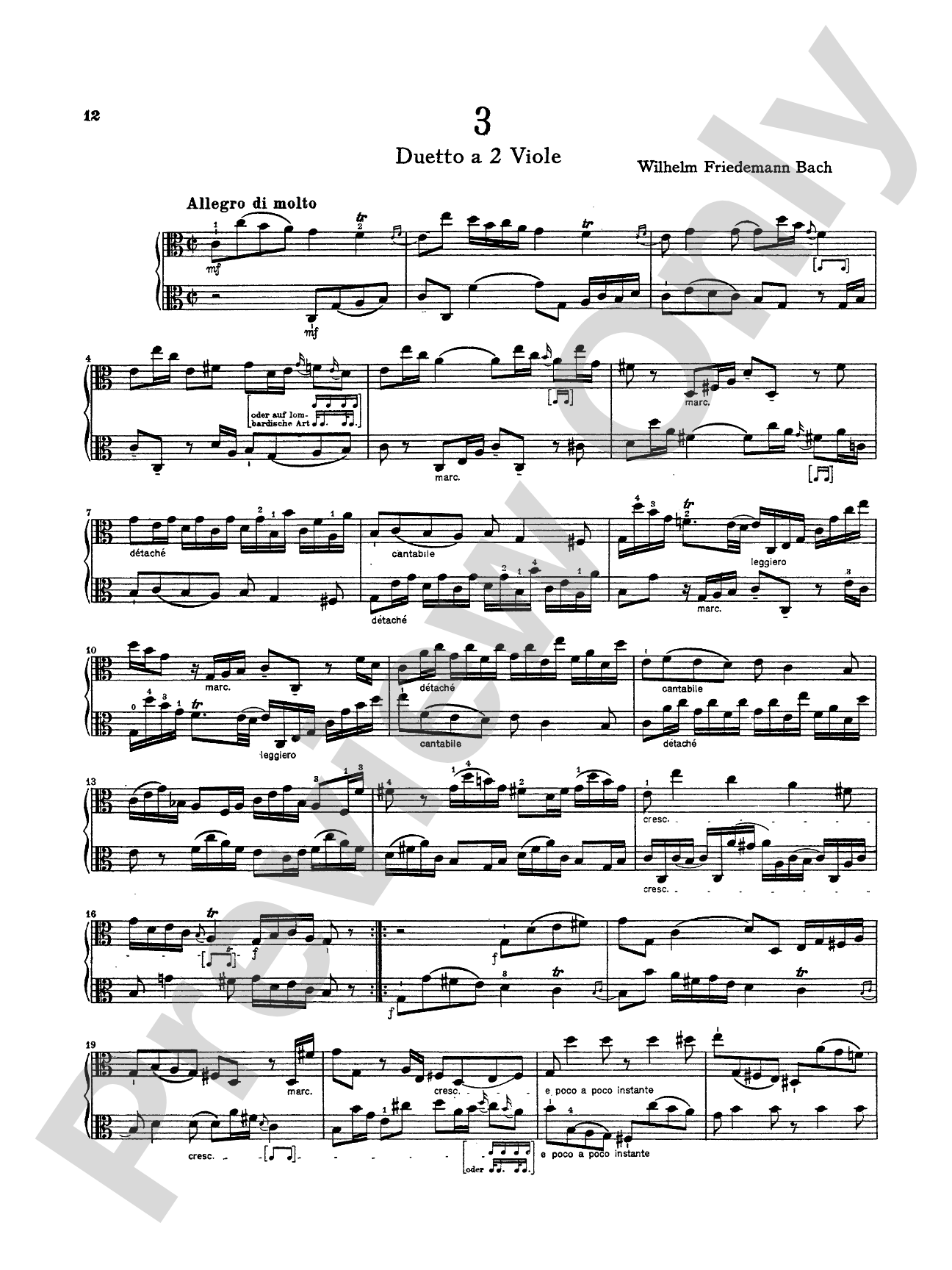 Bach: Three Duets for Two Violas