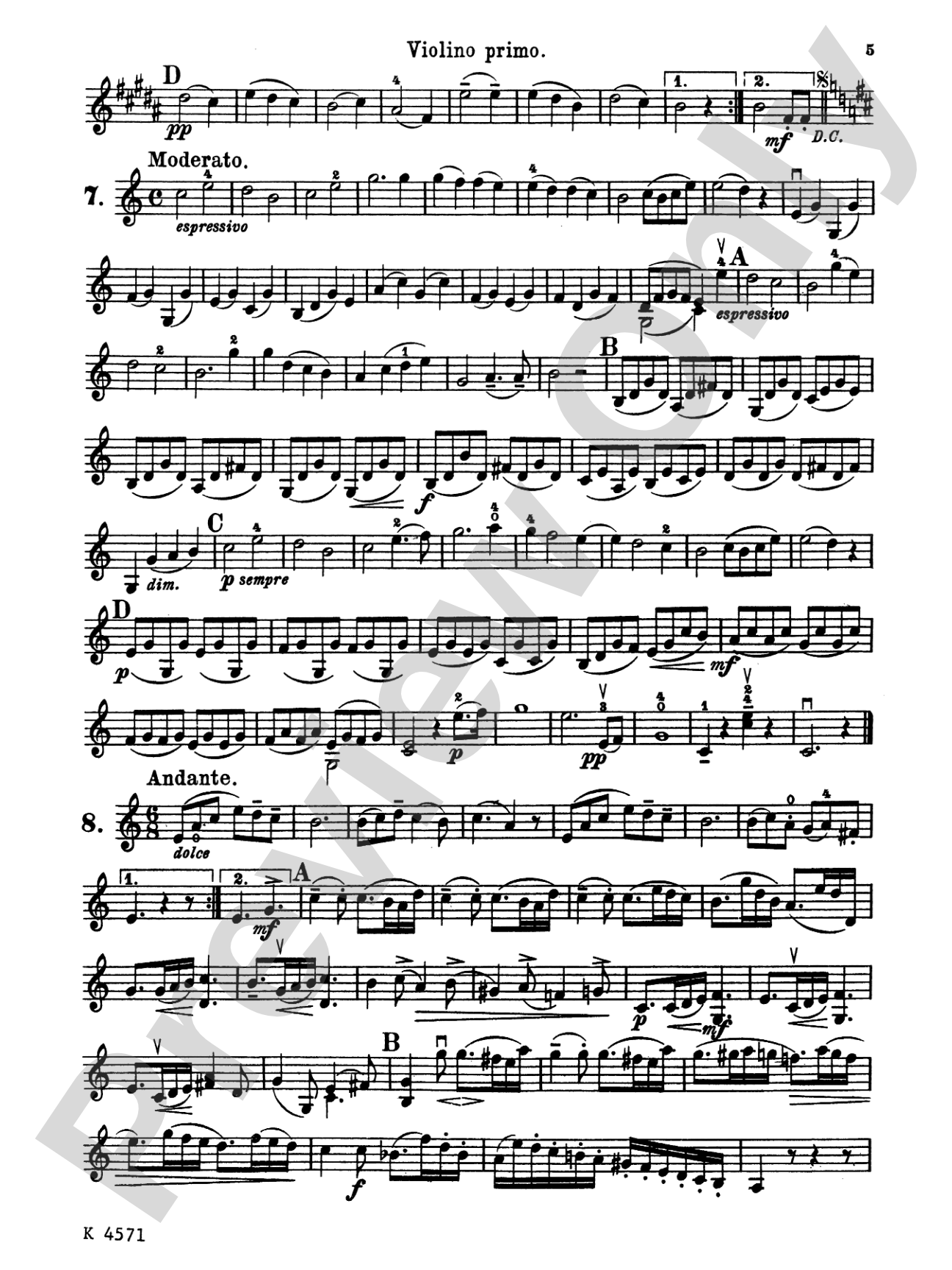 Beriot: Twelve Short Easy Duets, Op. 87: Violin Book