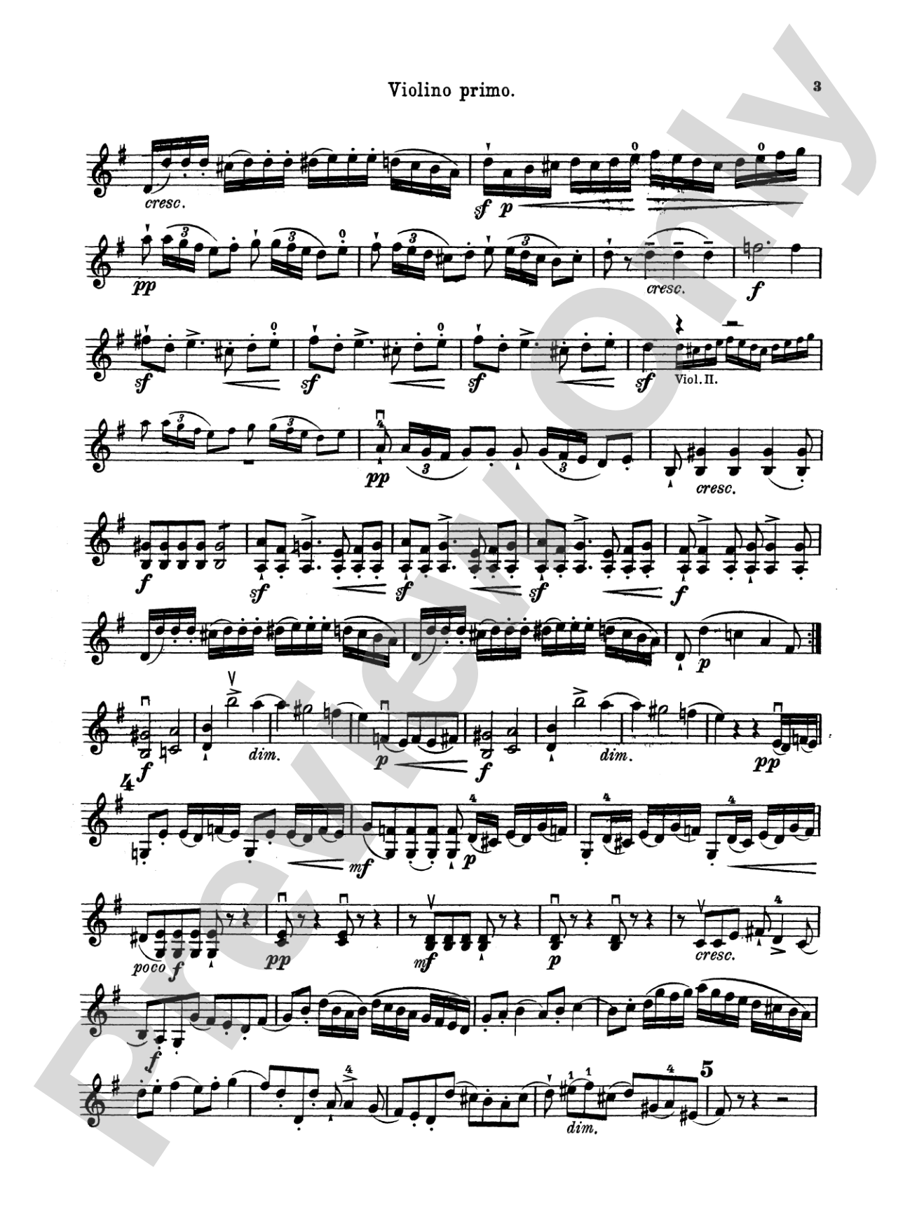 Boccherini: Three Duets, Op. 5: Violin Book