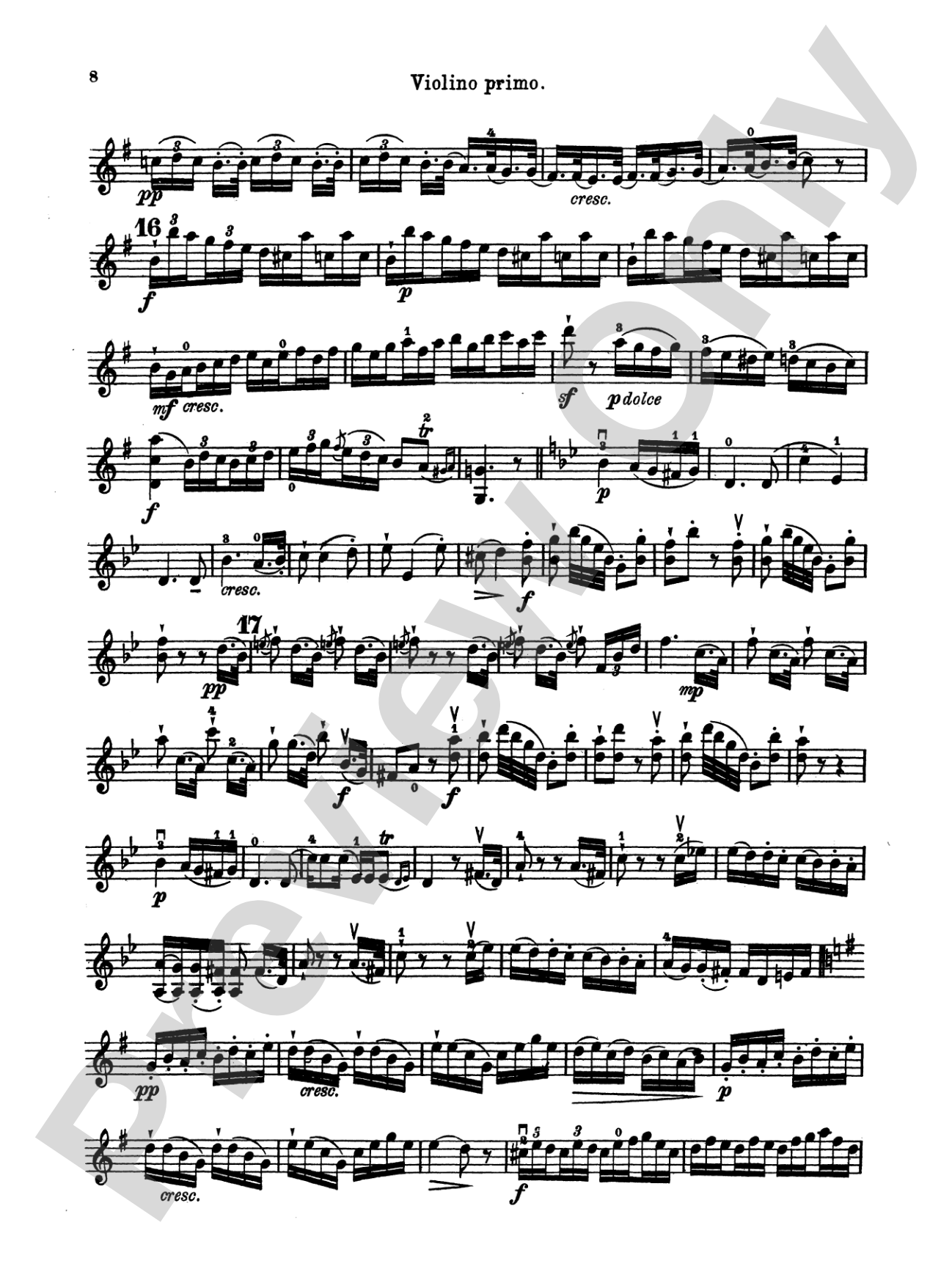 Boccherini: Three Duets, Op. 5: Violin Book