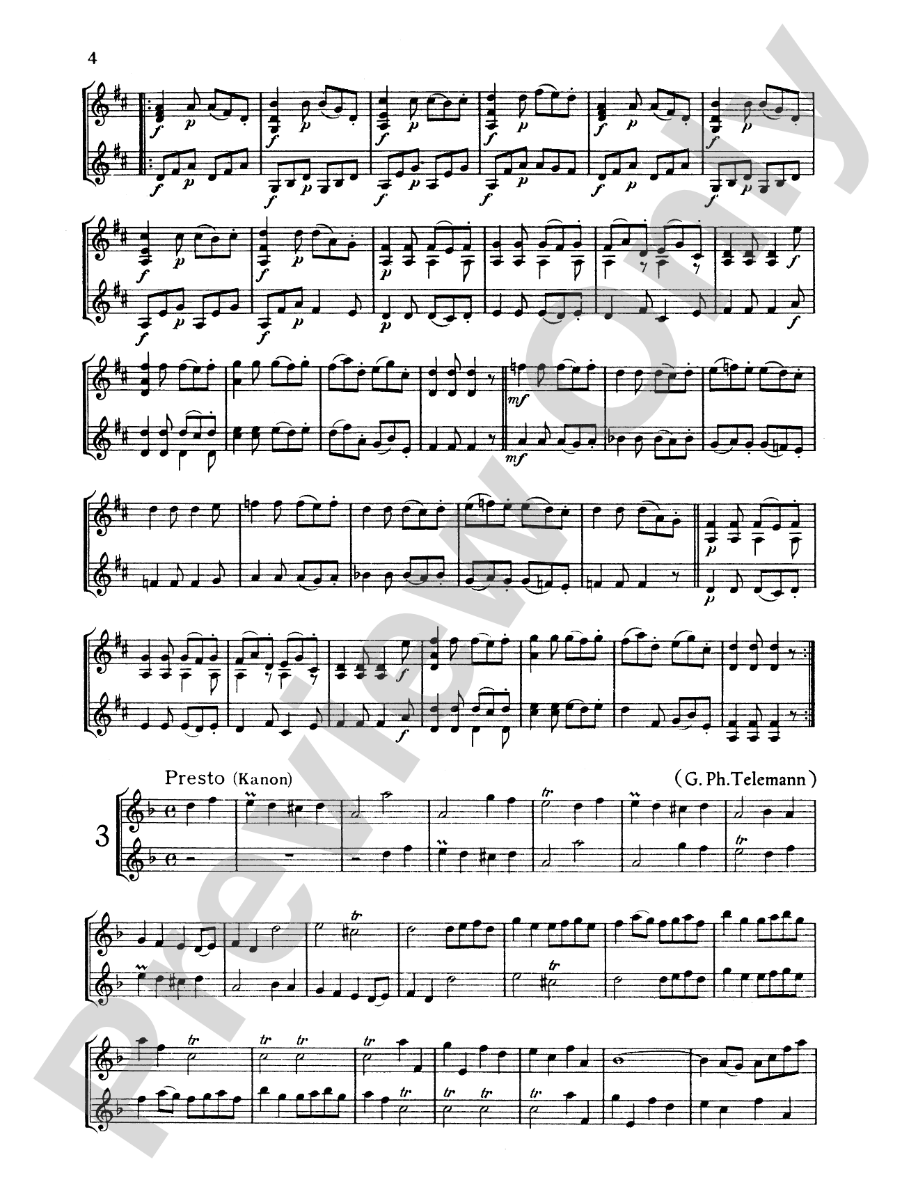 Mozart: Twelve Duets: Violin Book
