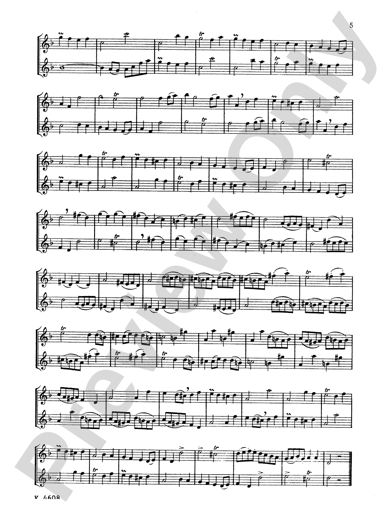Mozart: Twelve Duets: Violin Book
