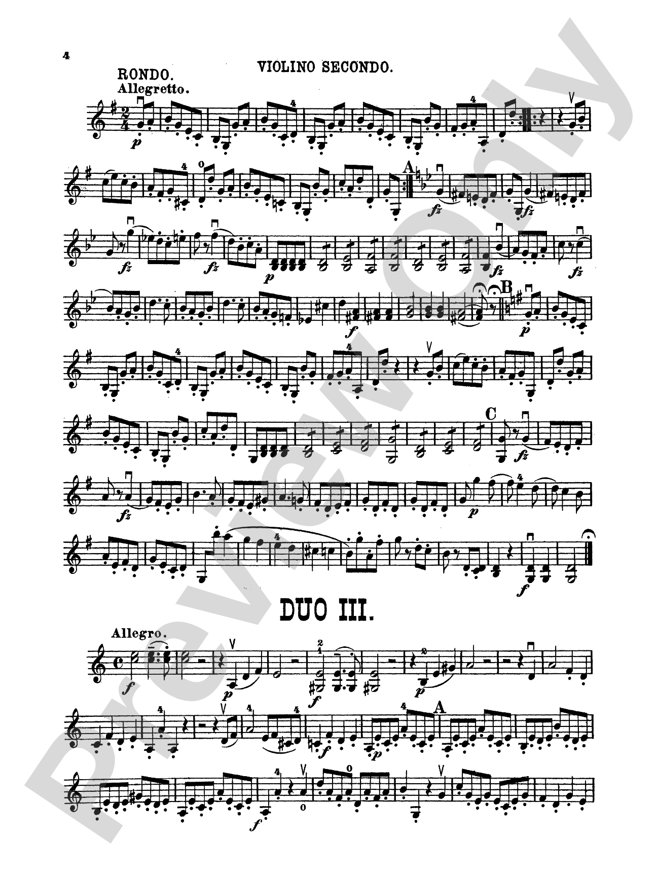 Pleyel: Six Easy Duets, Op. 8