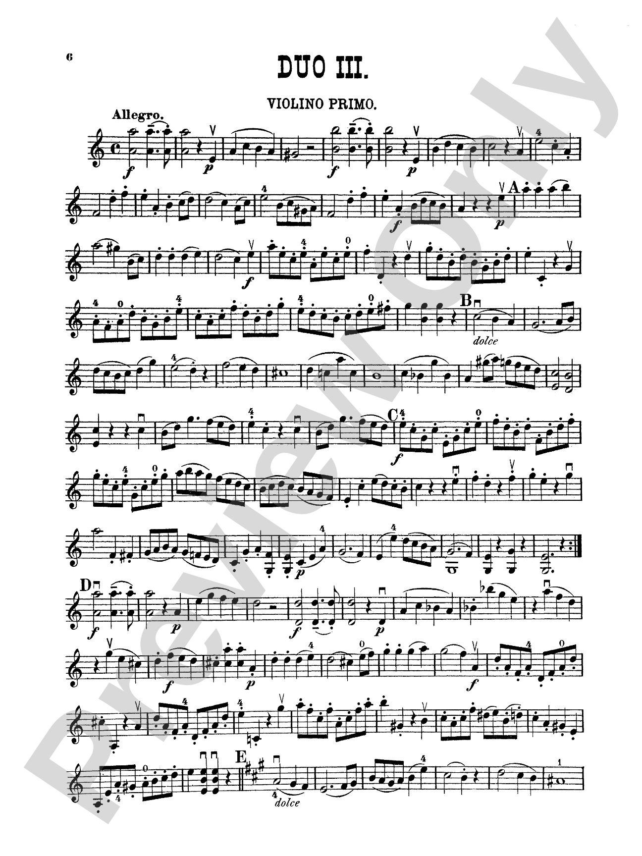 Pleyel: Six Easy Duets, Op. 8