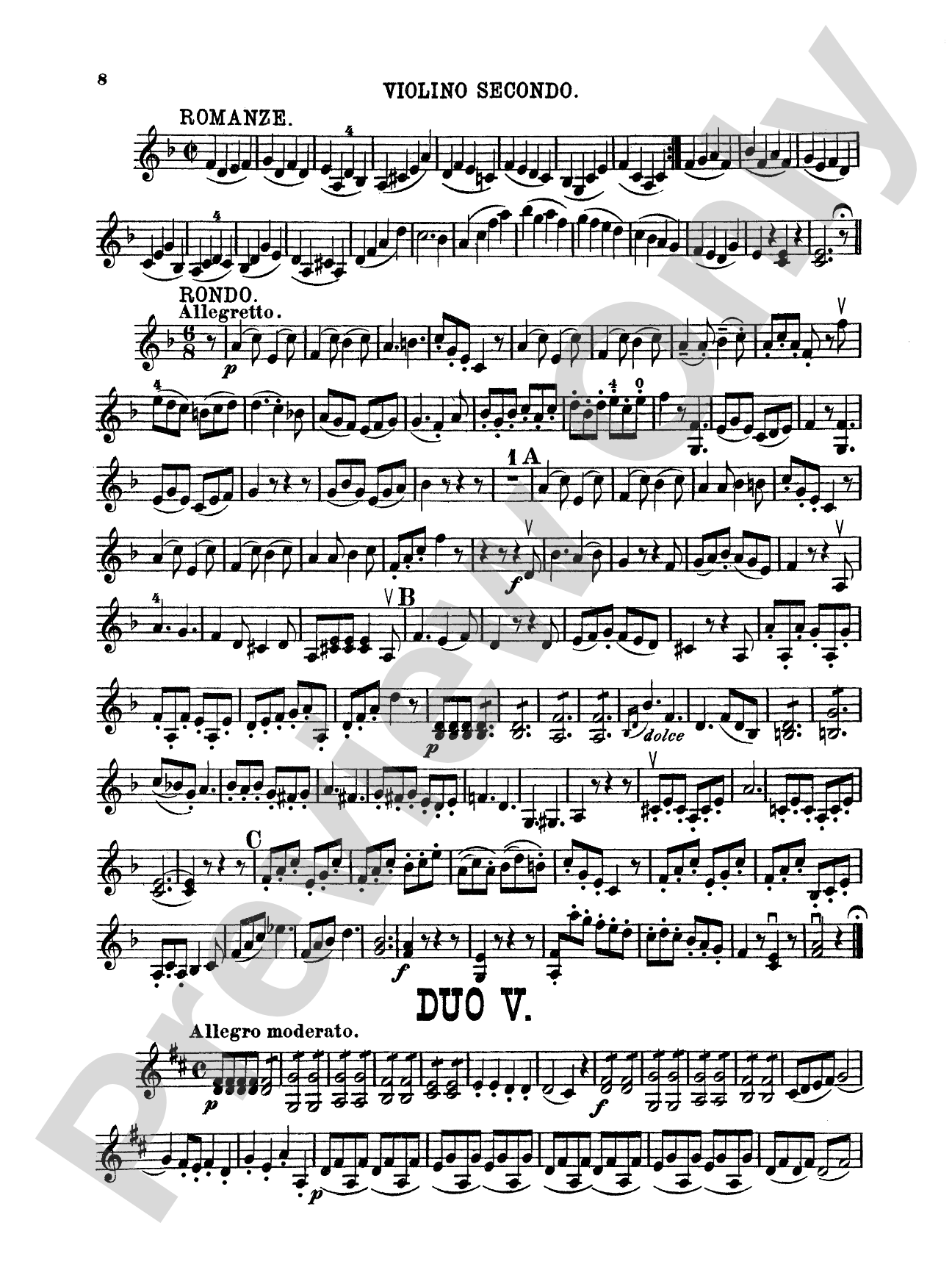 Pleyel: Six Easy Duets, Op. 8