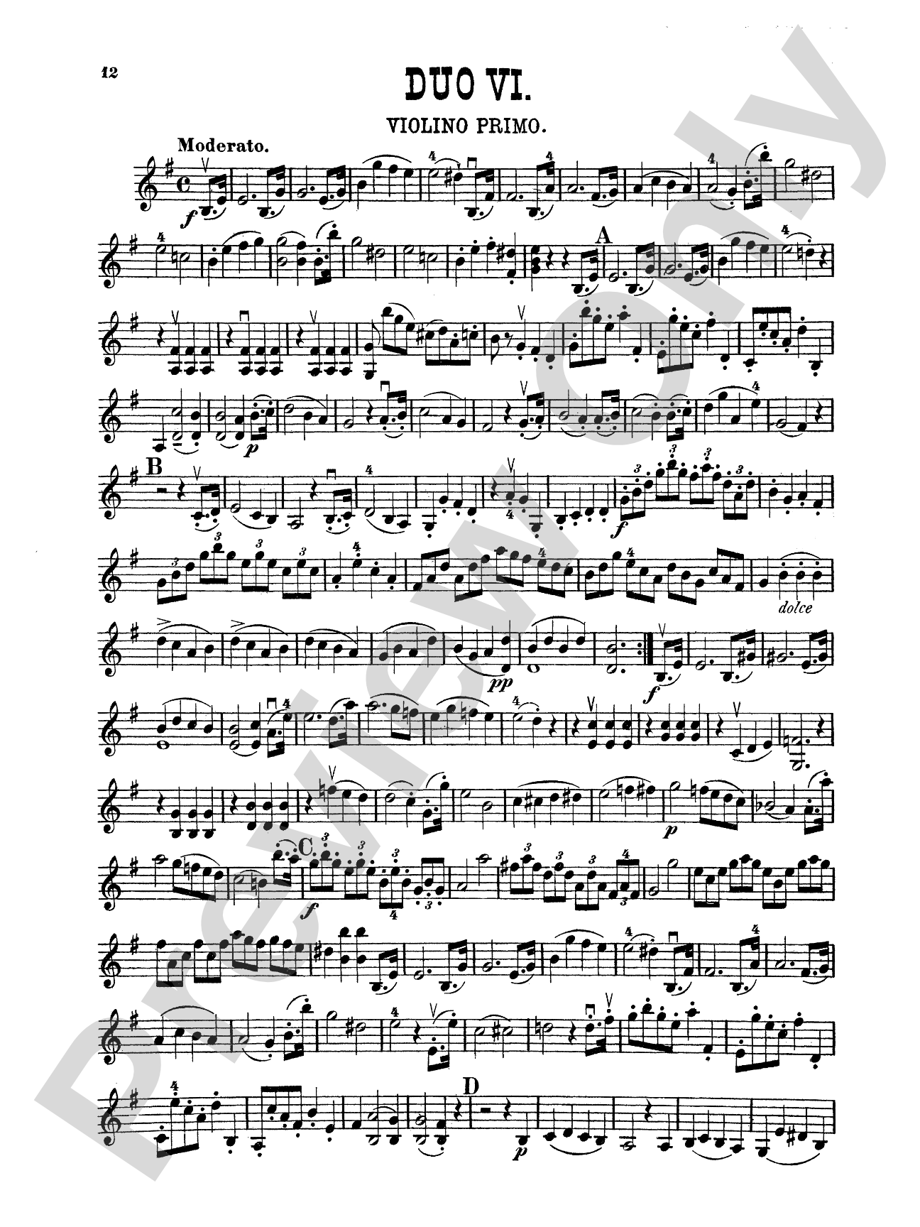 Pleyel: Six Easy Duets, Op. 8