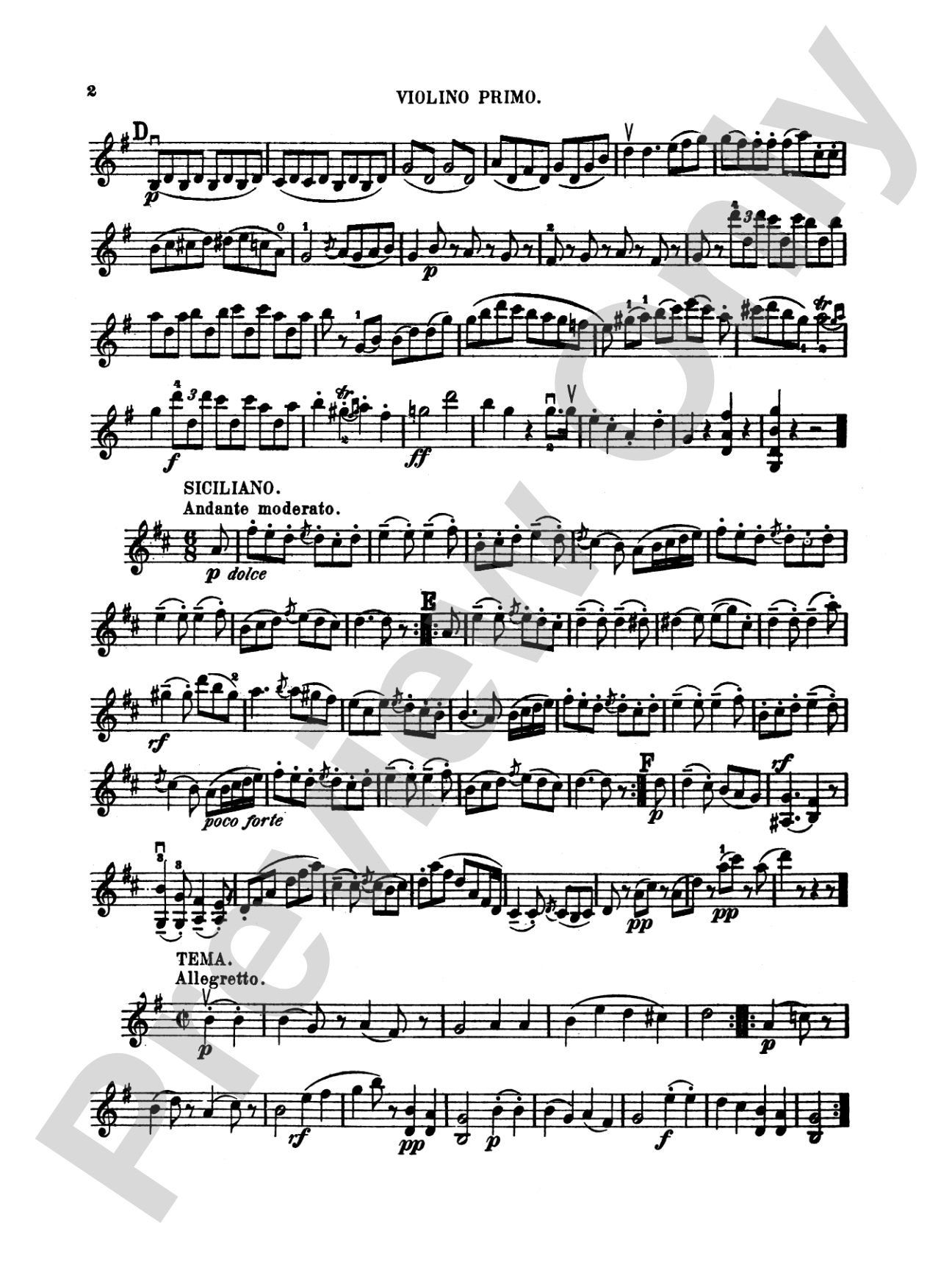 Pleyel: Six Easy Duets, Op. 59: Violin Book