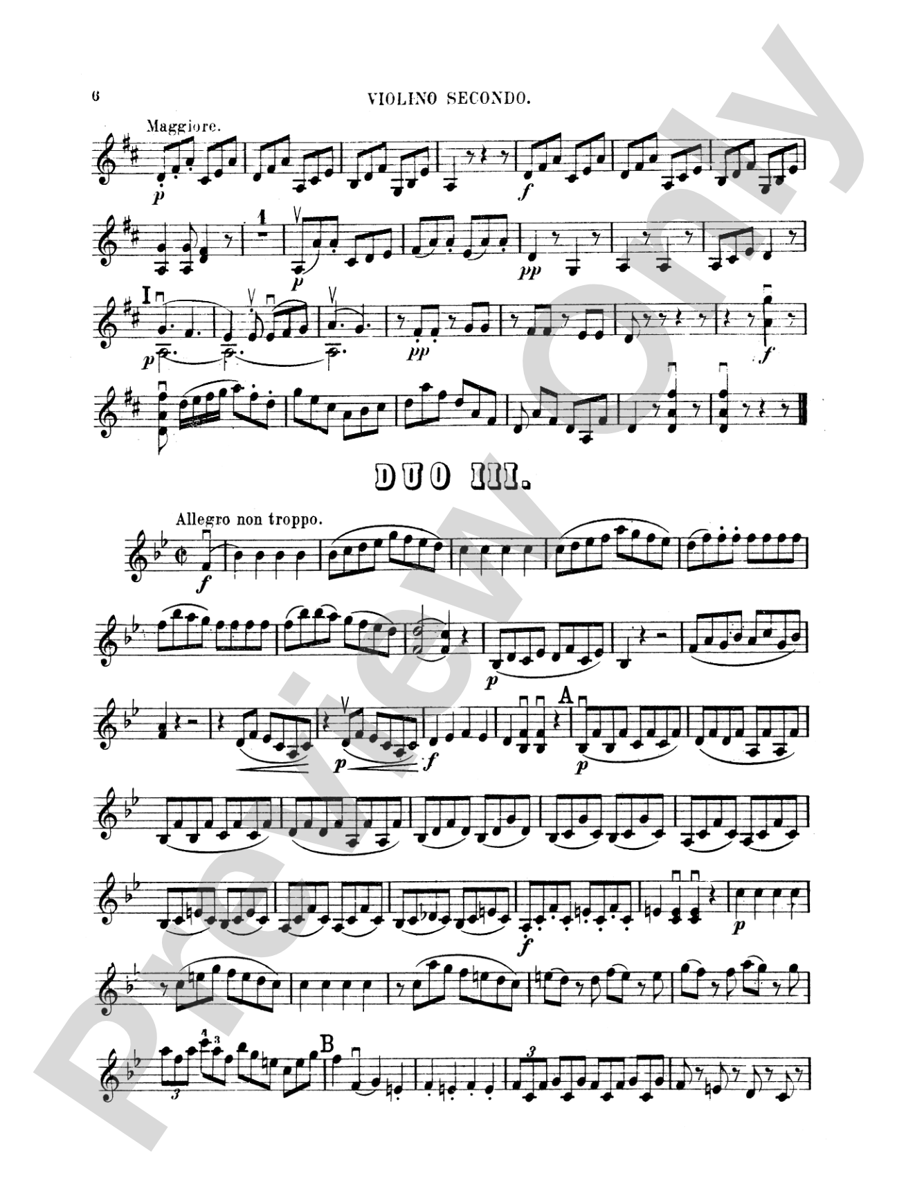 Pleyel: Six Easy Duets, Op. 59