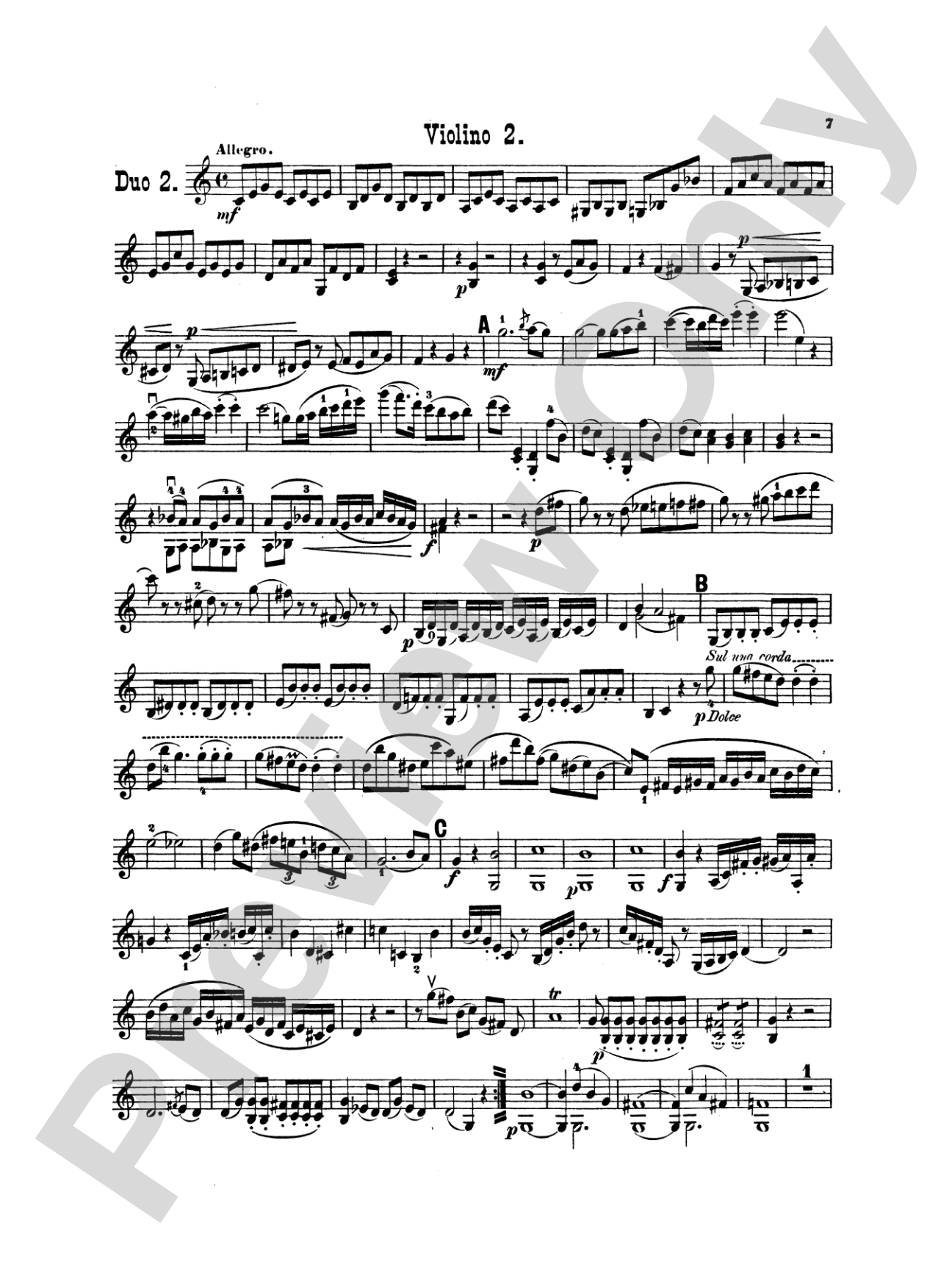 Romberg: Three Duets, Op. 18