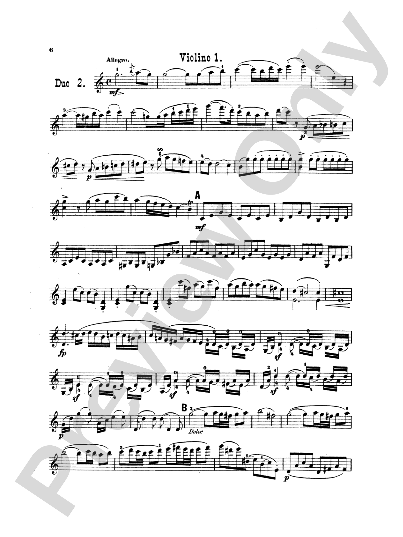 Romberg: Three Duets, Op. 18