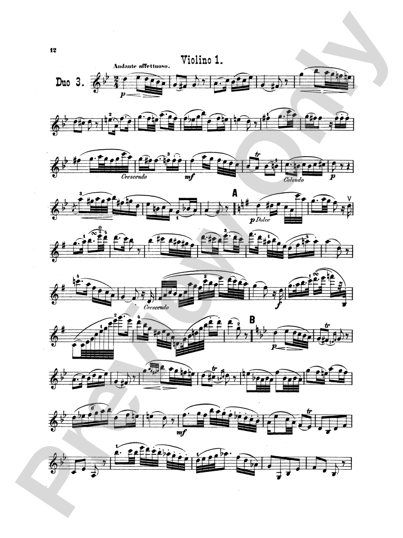 Romberg: Three Duets, Op. 18