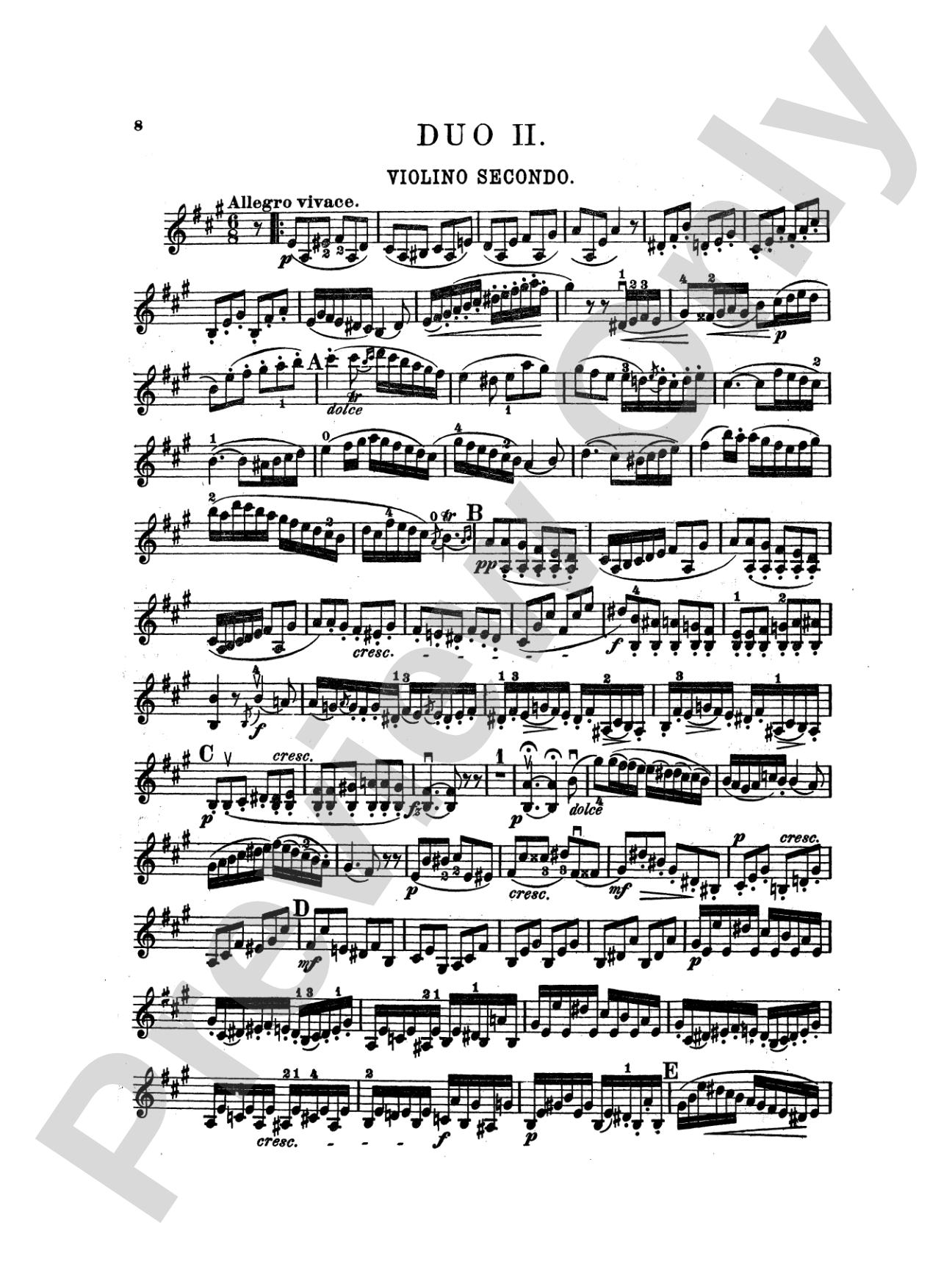 Spohr: Two Duets, Op. 9