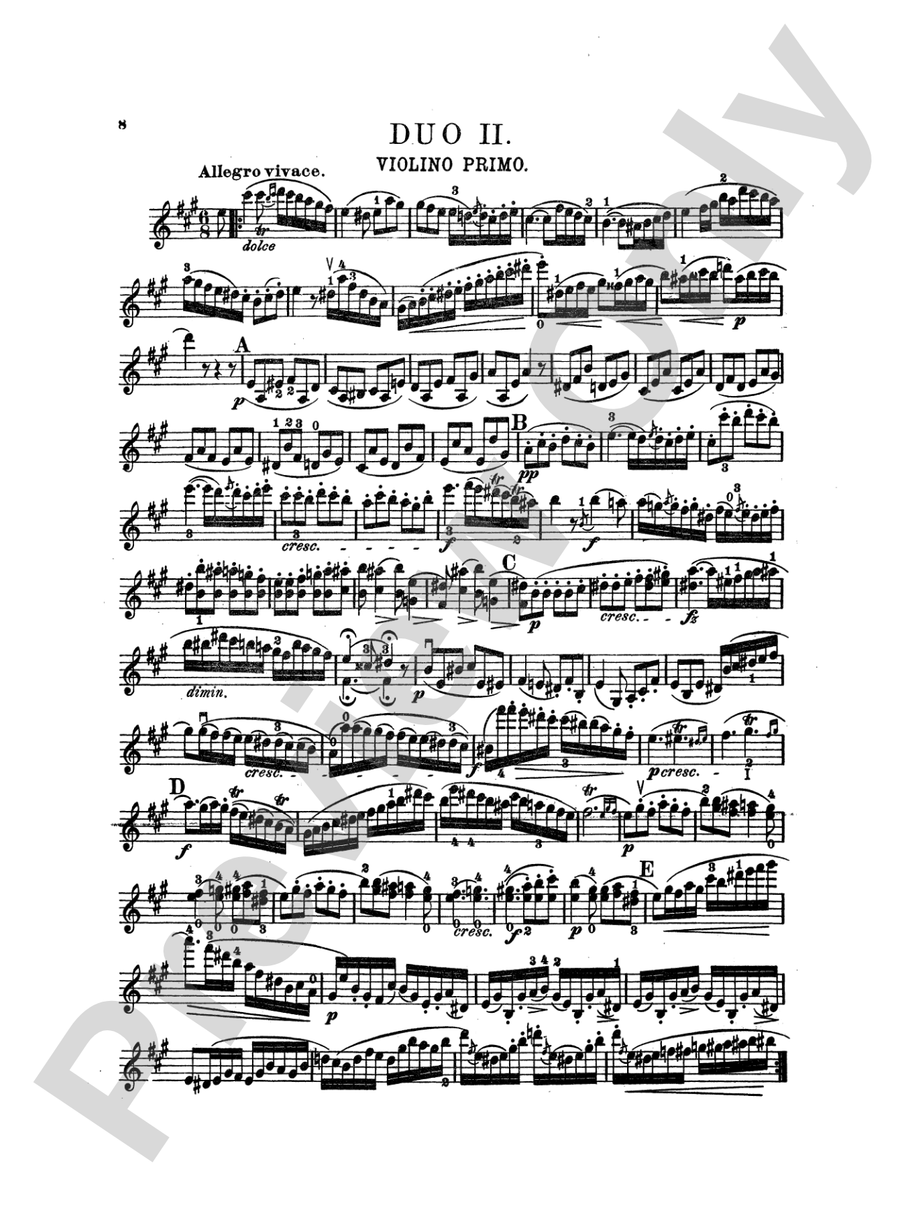 Spohr: Two Duets, Op. 9