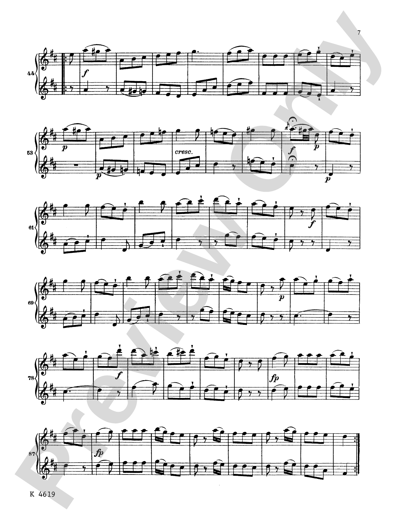 Stamitz: Three Duets, Op. 27 (for two violins or two flutes): 2 Violins or 2 Flutes Book