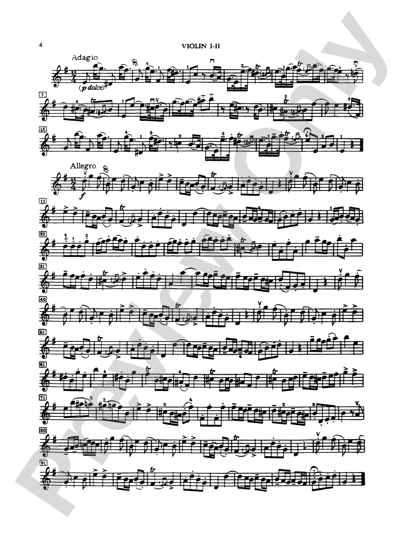 Telemann: Six Canonic Sonatas: Violin Book